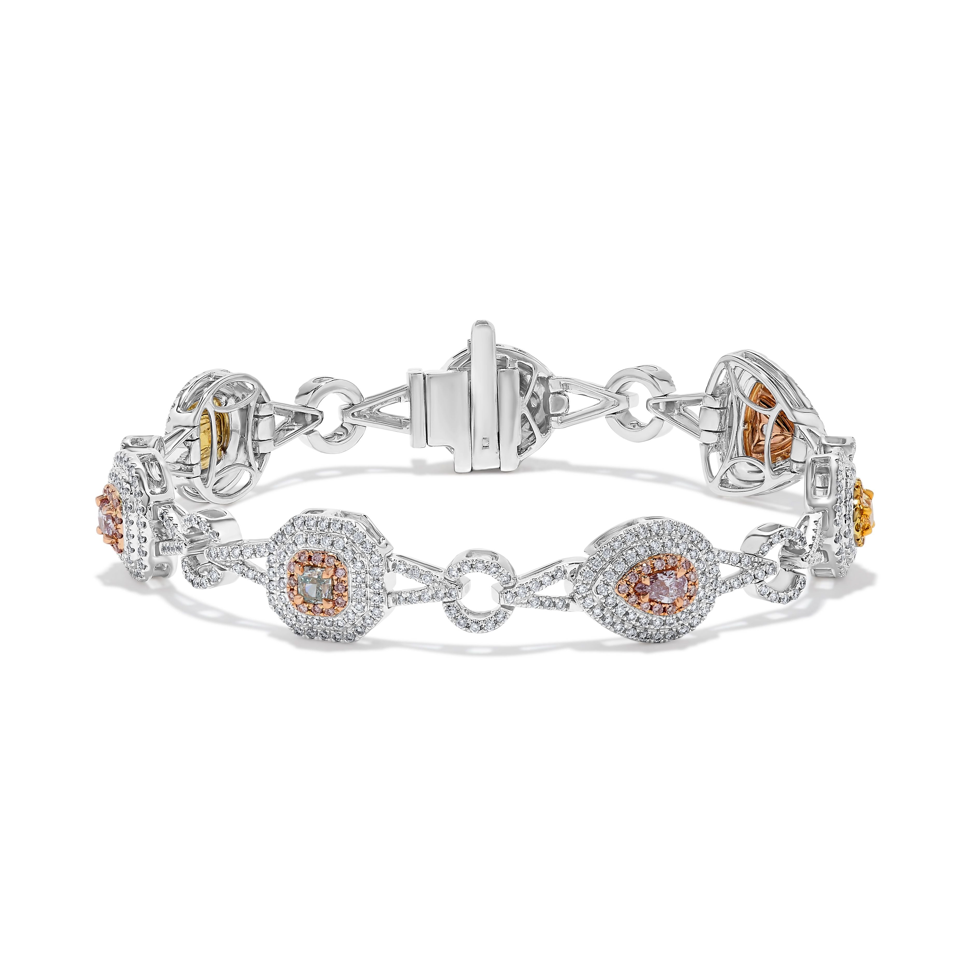 GIA Multi-Colored Diamond Bracelet JBP080GH