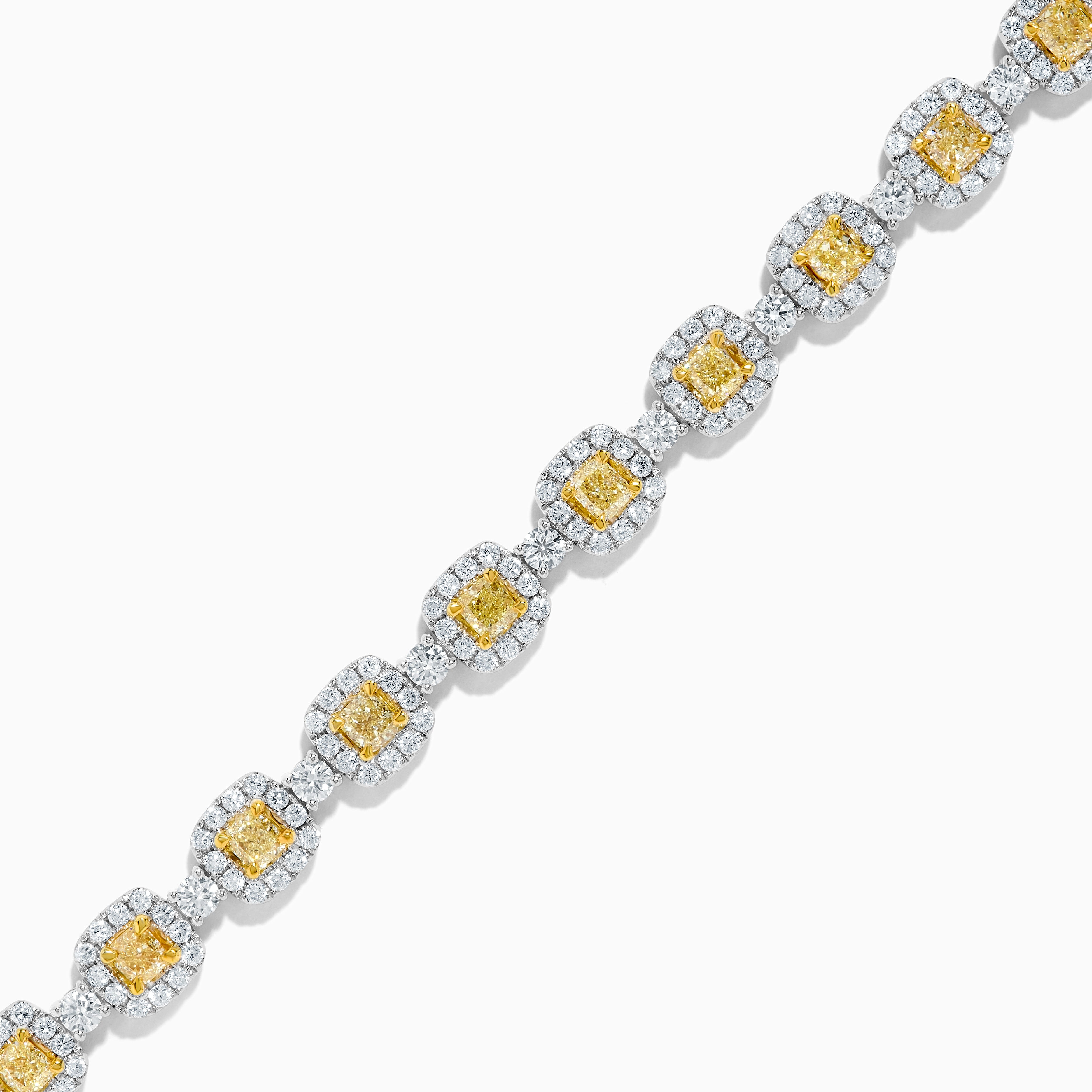 Yellow & White Diamond Bracelet JB0162GH