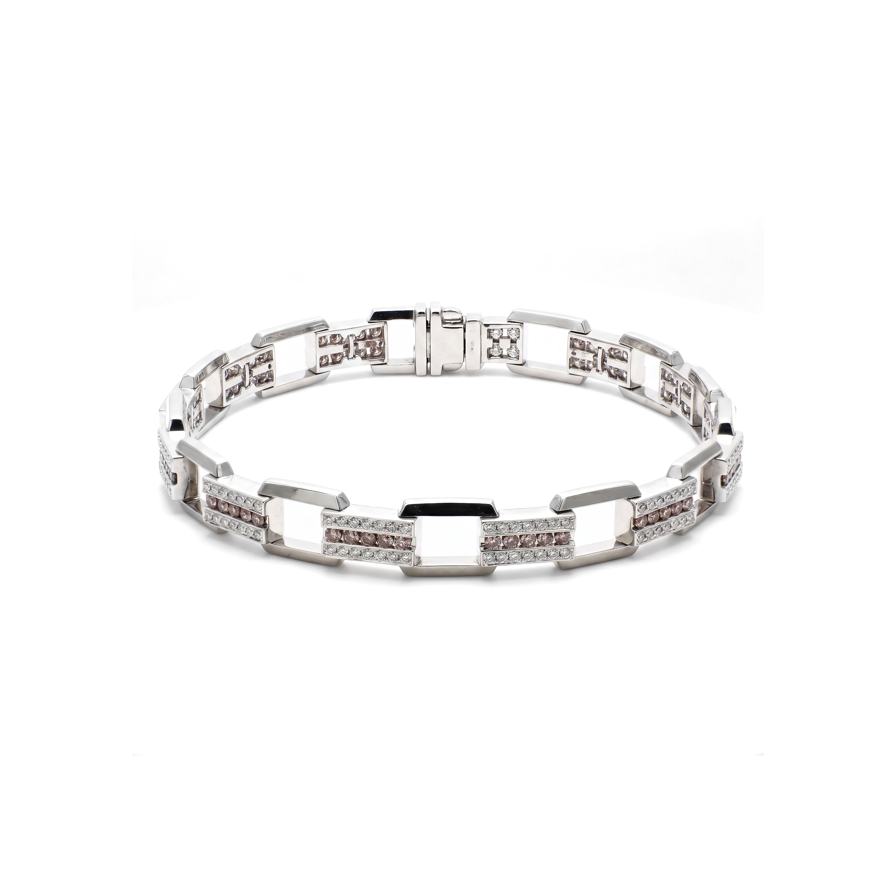 Natural Pink Diamond Bracelet | GIA Certified
