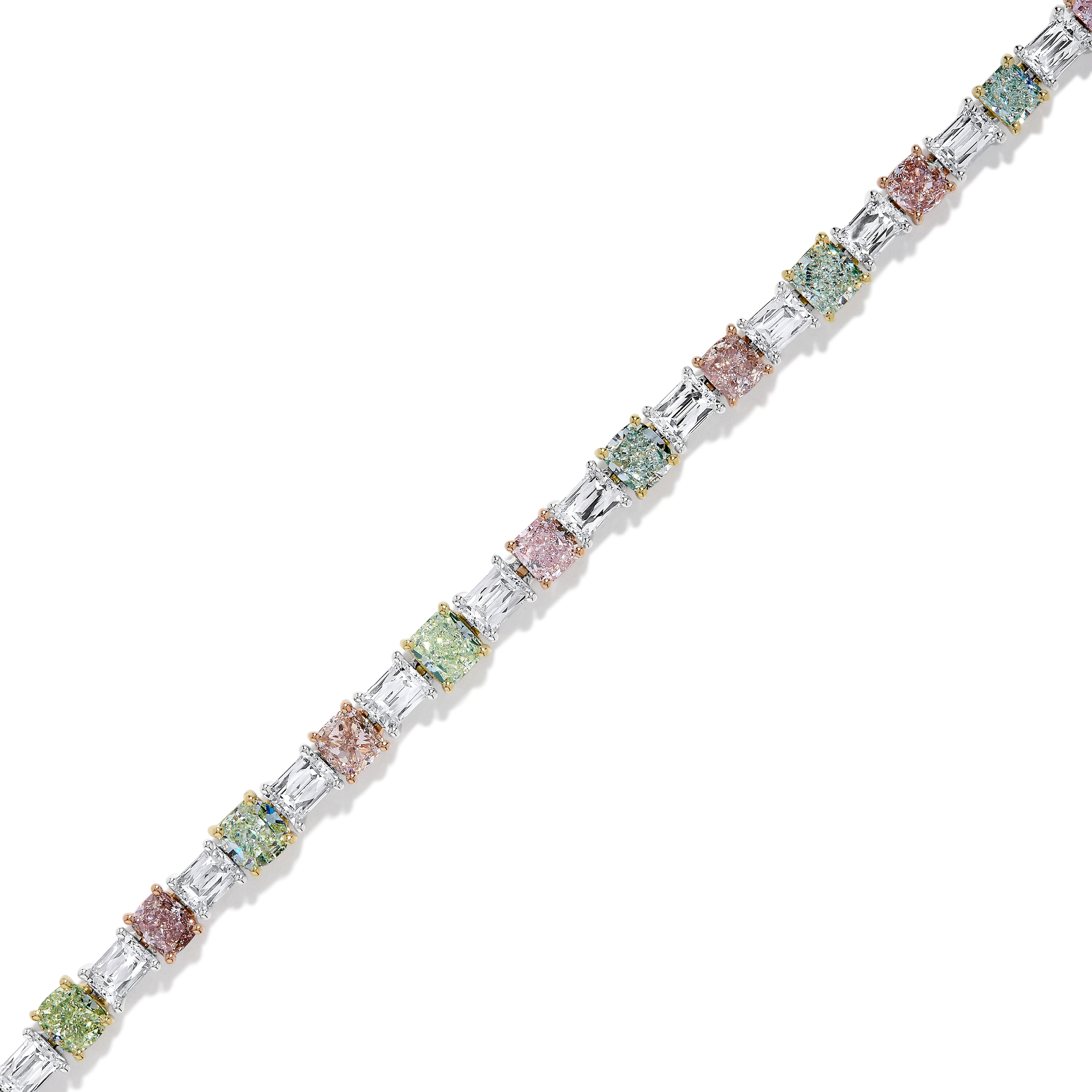 GIA Multi-Colored Diamond Bracelet JBP120GH