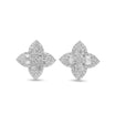 Natural Baguette Diamond Clover Earring