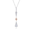 Natural White Kite Diamond Pendant GIA Certified product image 1