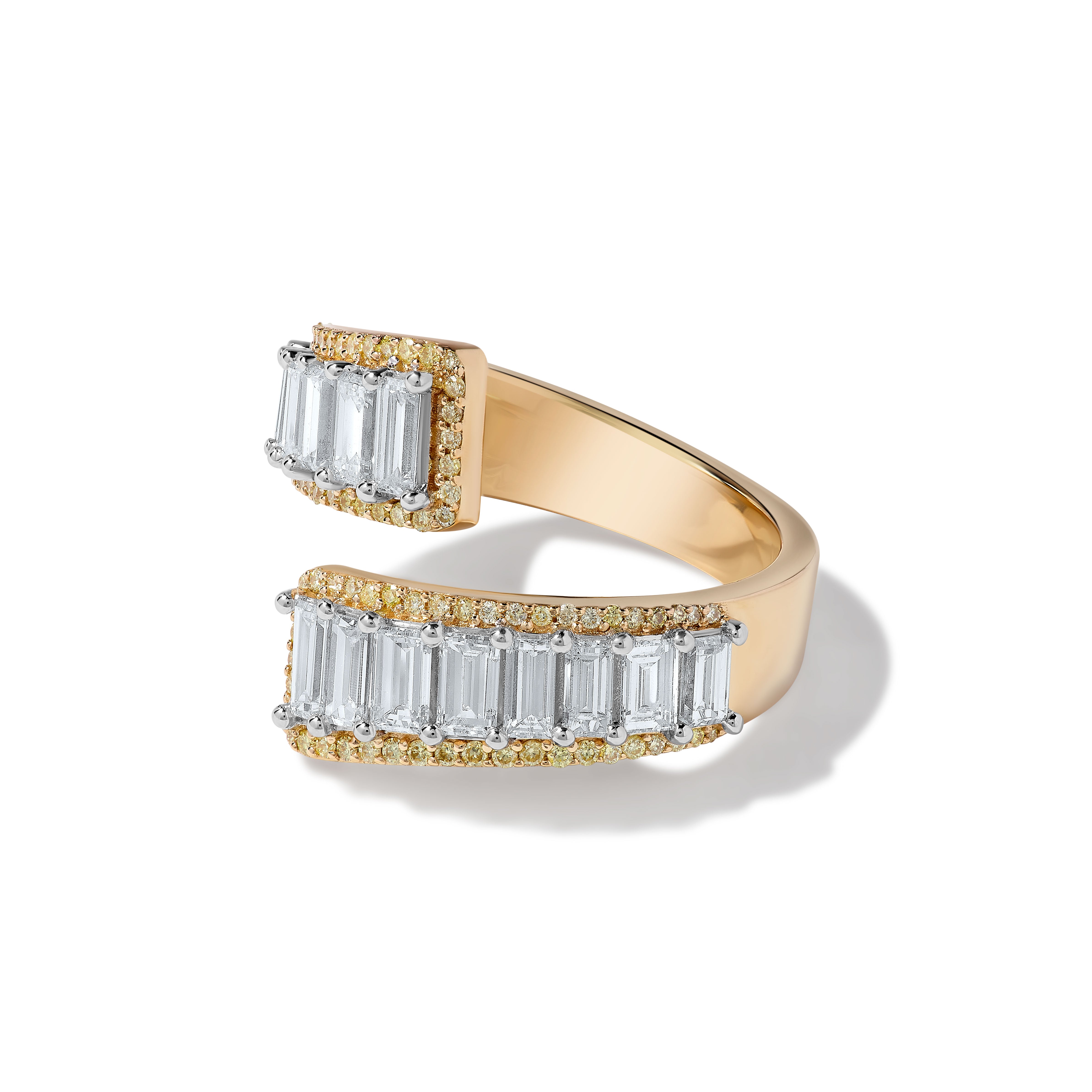 Natural White Baguette Diamond Ring product image 2