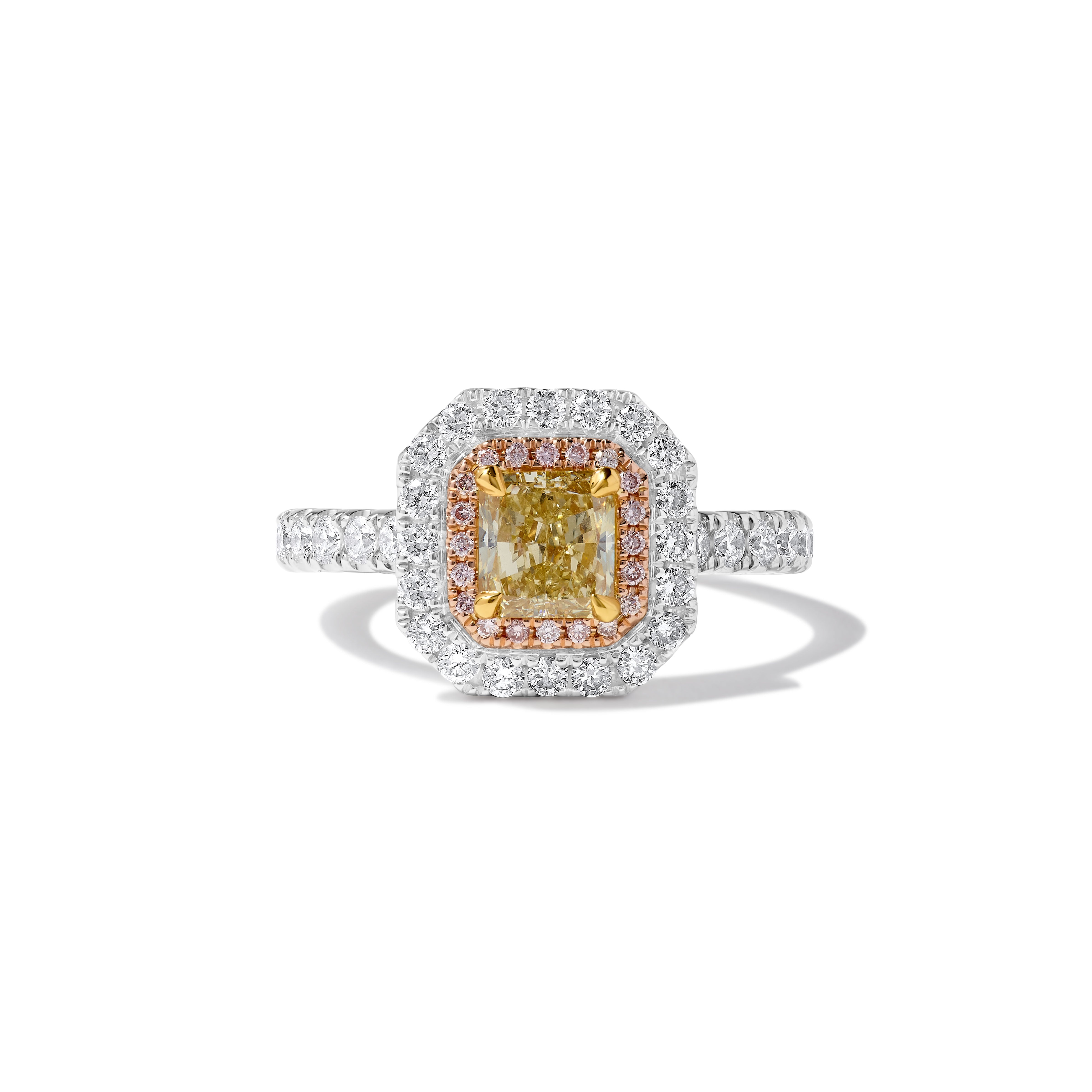 GIA Yellow Radiant Cut Diamond Ring JR01258H