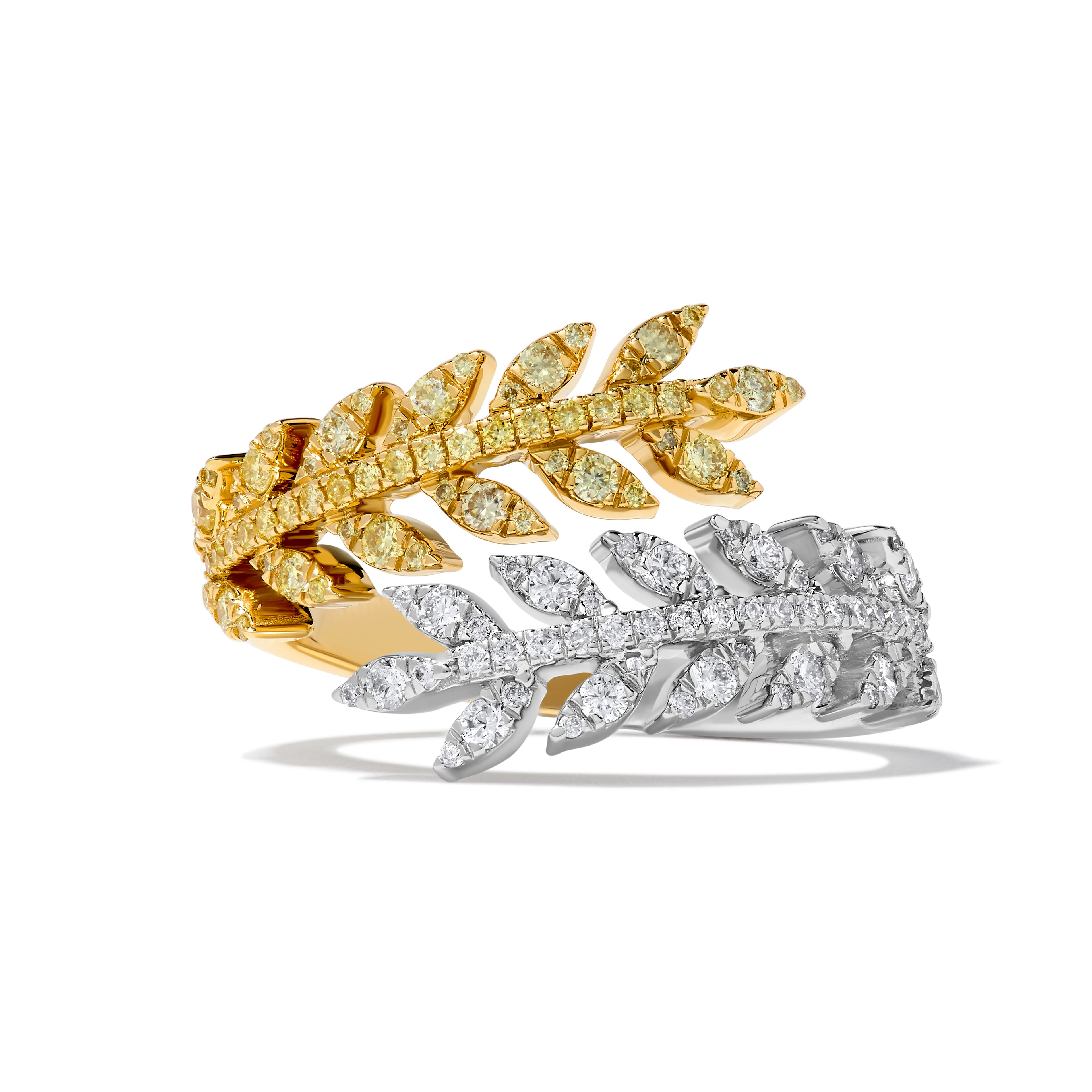Natural Yellow Round Diamond Ring product image 2