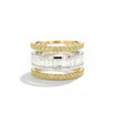 Natural Baguette & Yellow Diamond Band