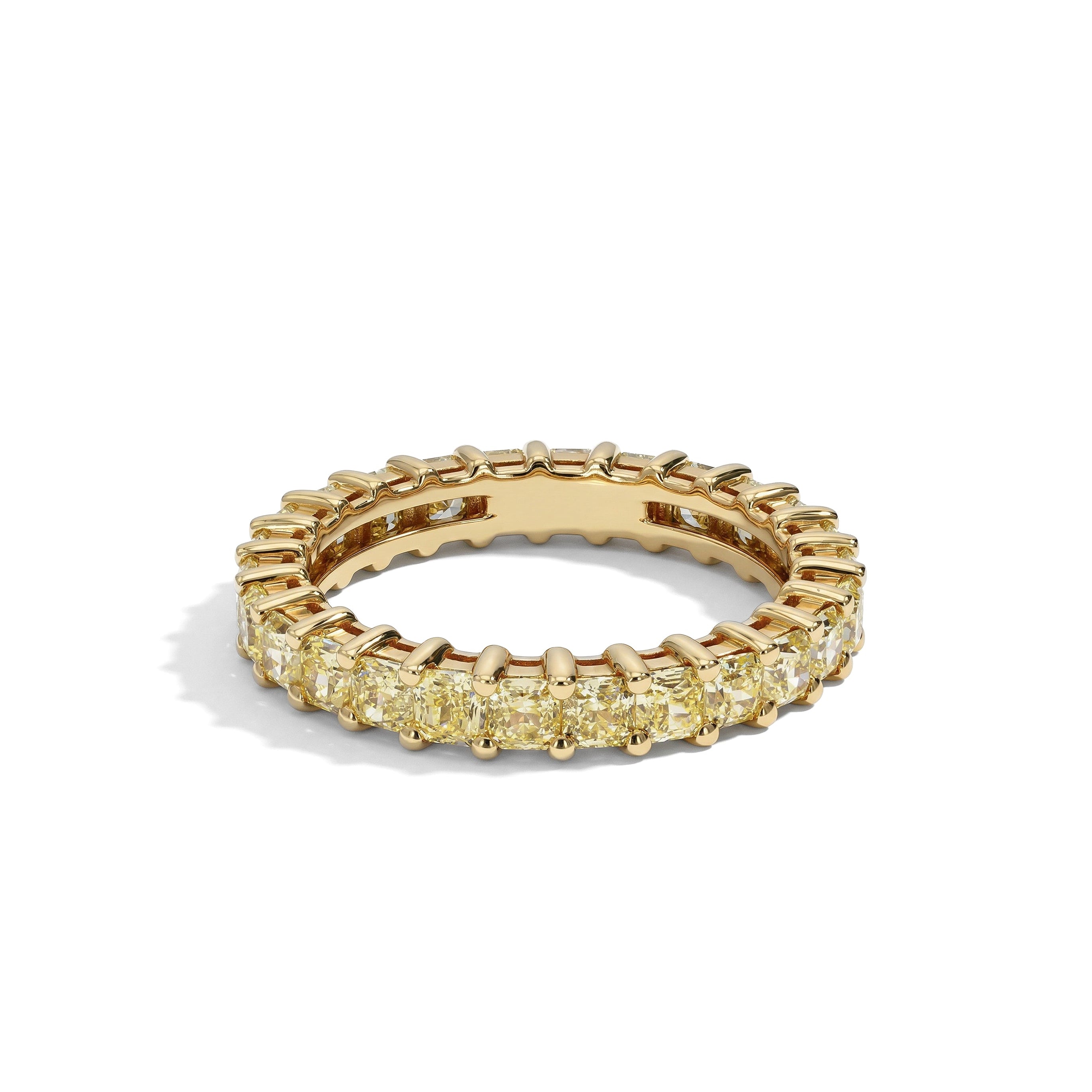 Natural Yellow Radiant Diamond Band product image 1