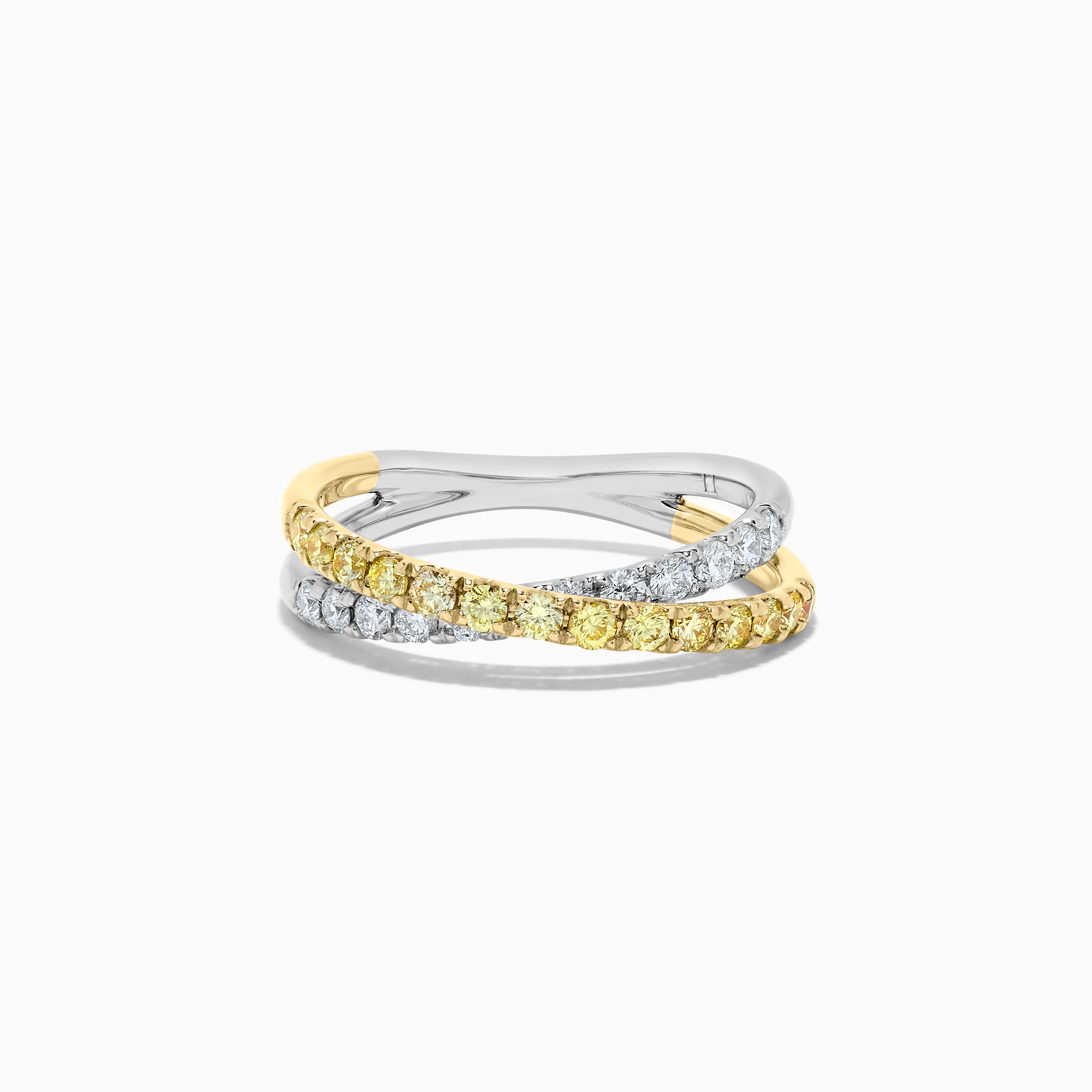 Yellow & White Diamond Band JRB199GP