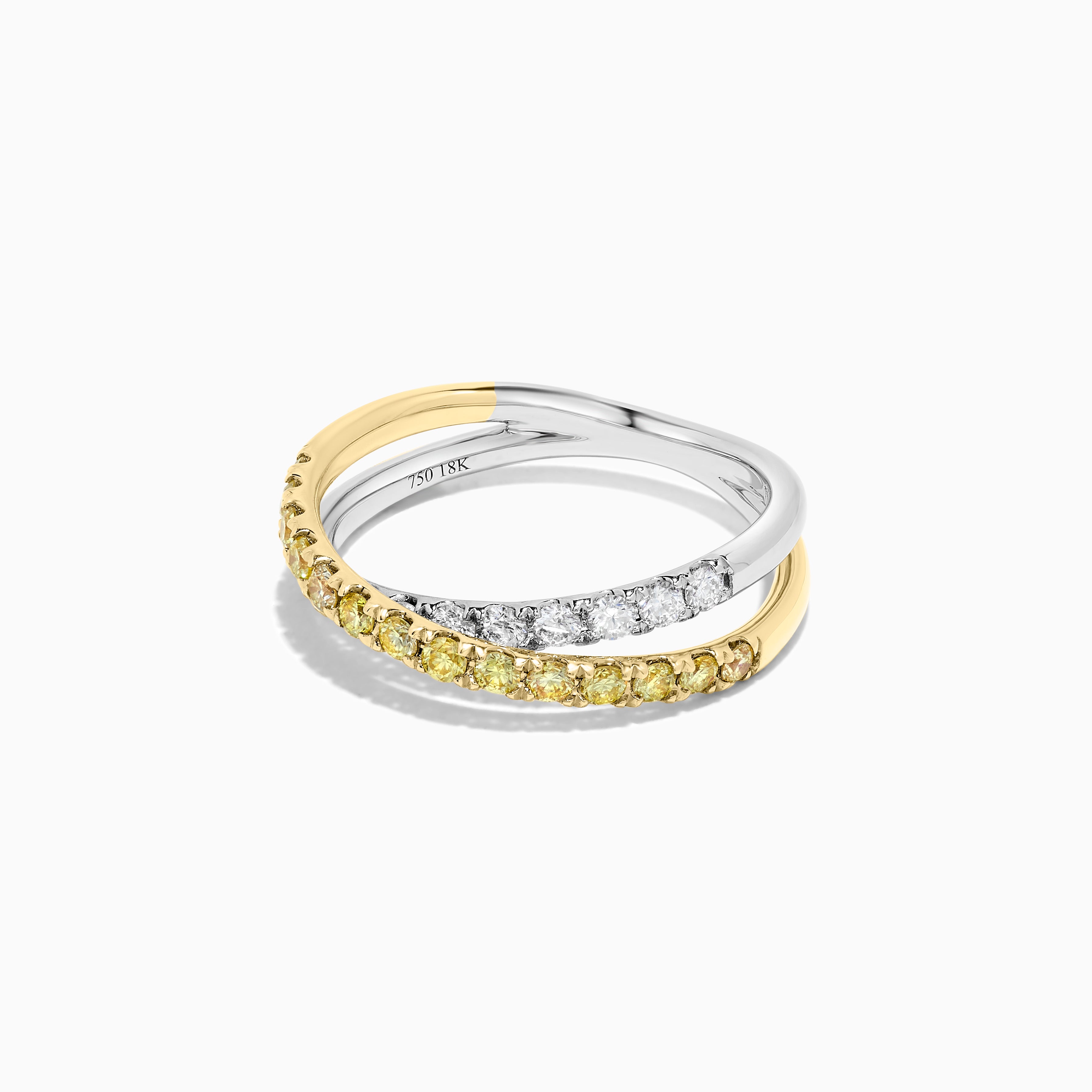 Yellow & White Diamond Band JRB199GP