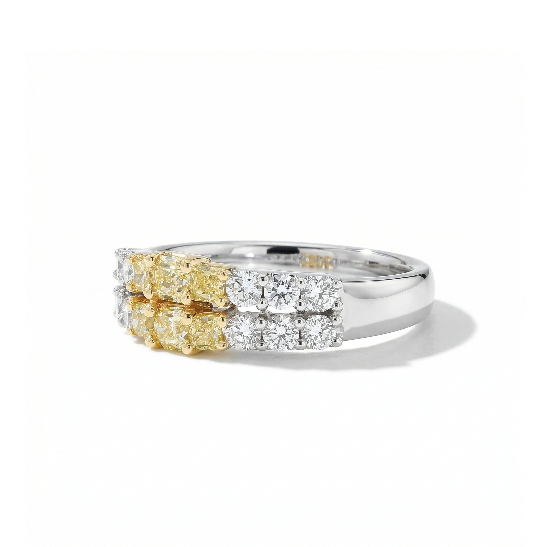Natural Radiant Yellow Diamond Band product image 2