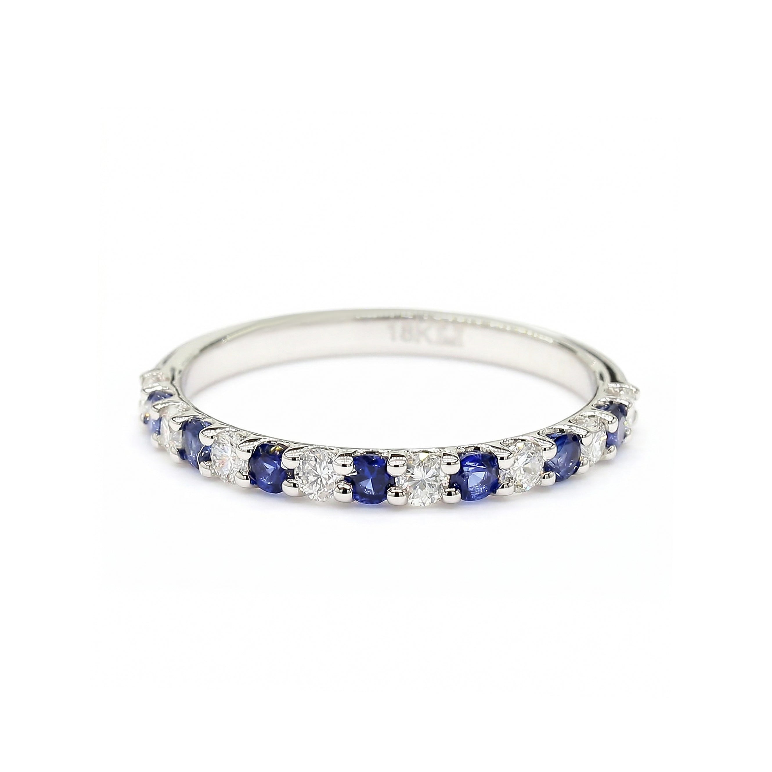 Natural Sapphire & Diamond Band product image 2