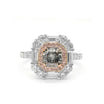 Natural Gray Radiant Diamond Ring | GIA Certified product image 1