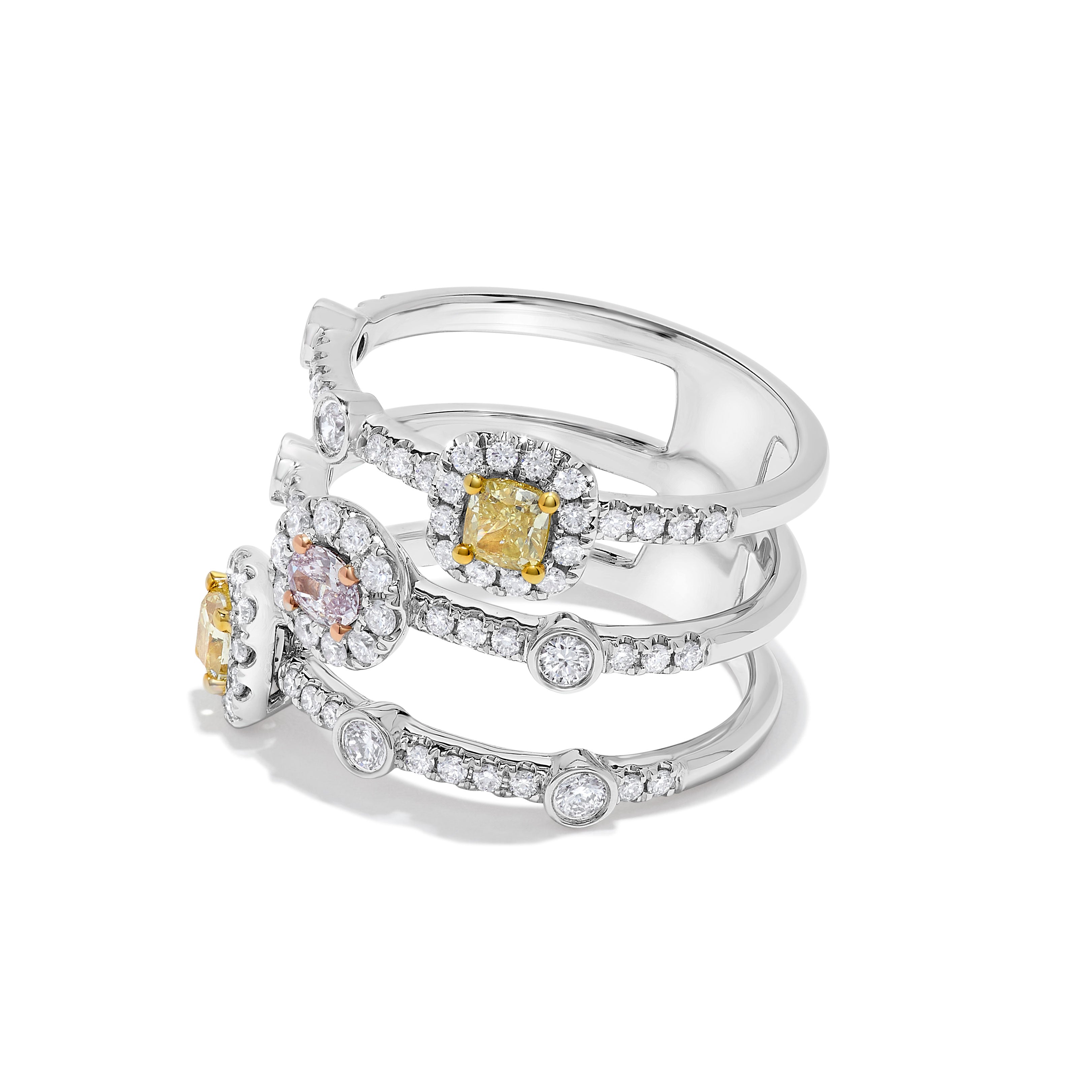GIA Pink Oval Cut Diamond Ring JRP0243H