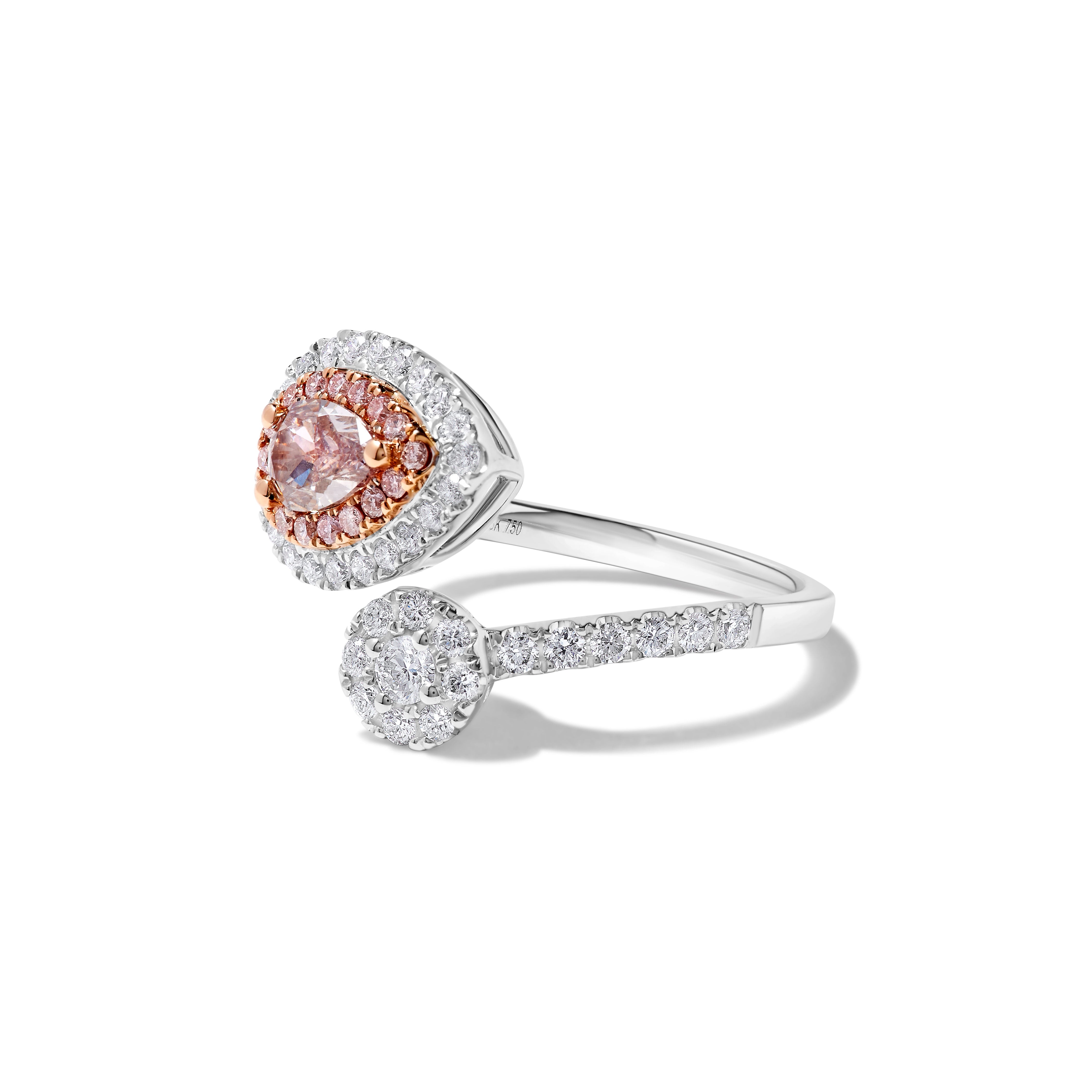 GIA Pink Pear Cut Diamond Ring JRP0284H