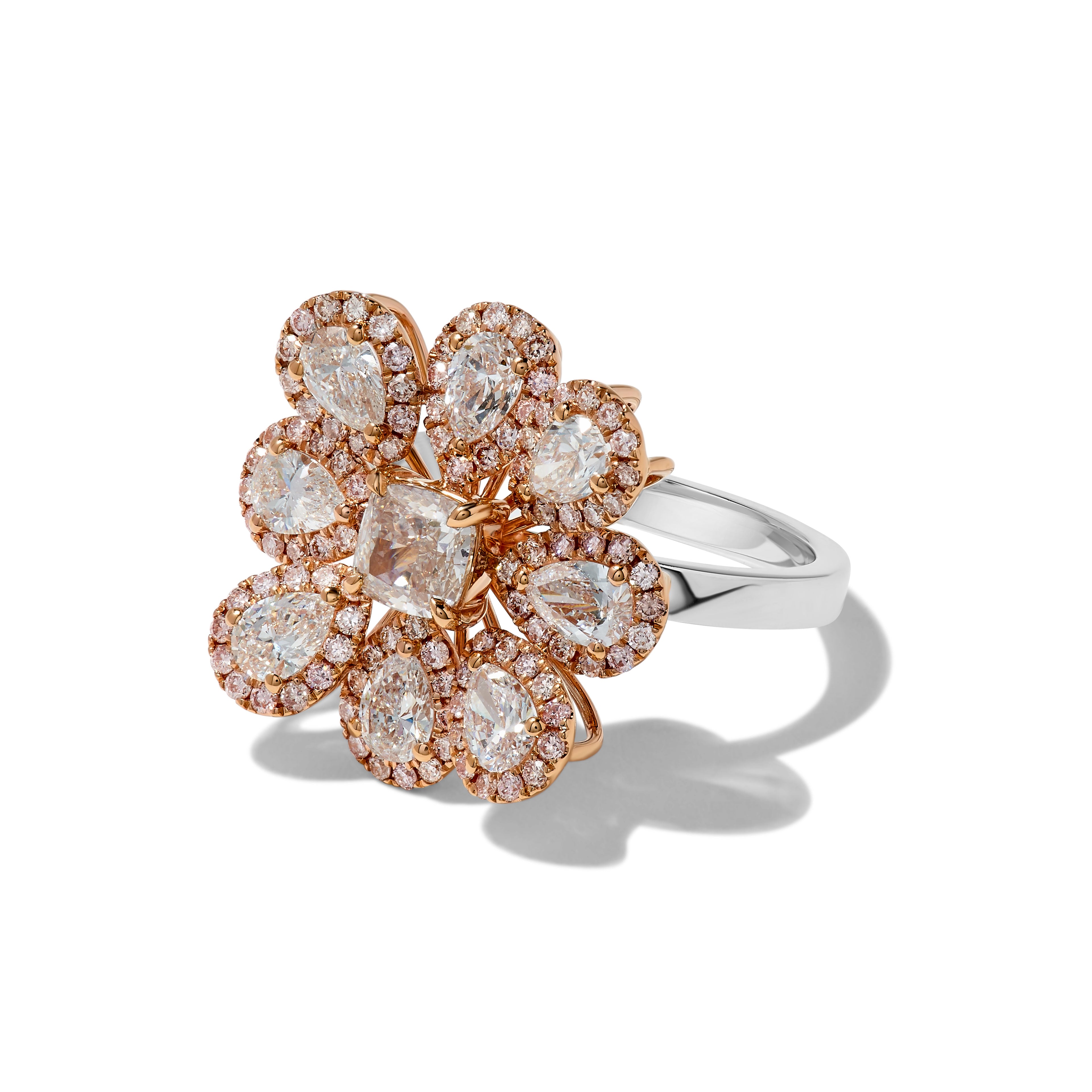 Pink Cushion Diamond Ring JRP0355H