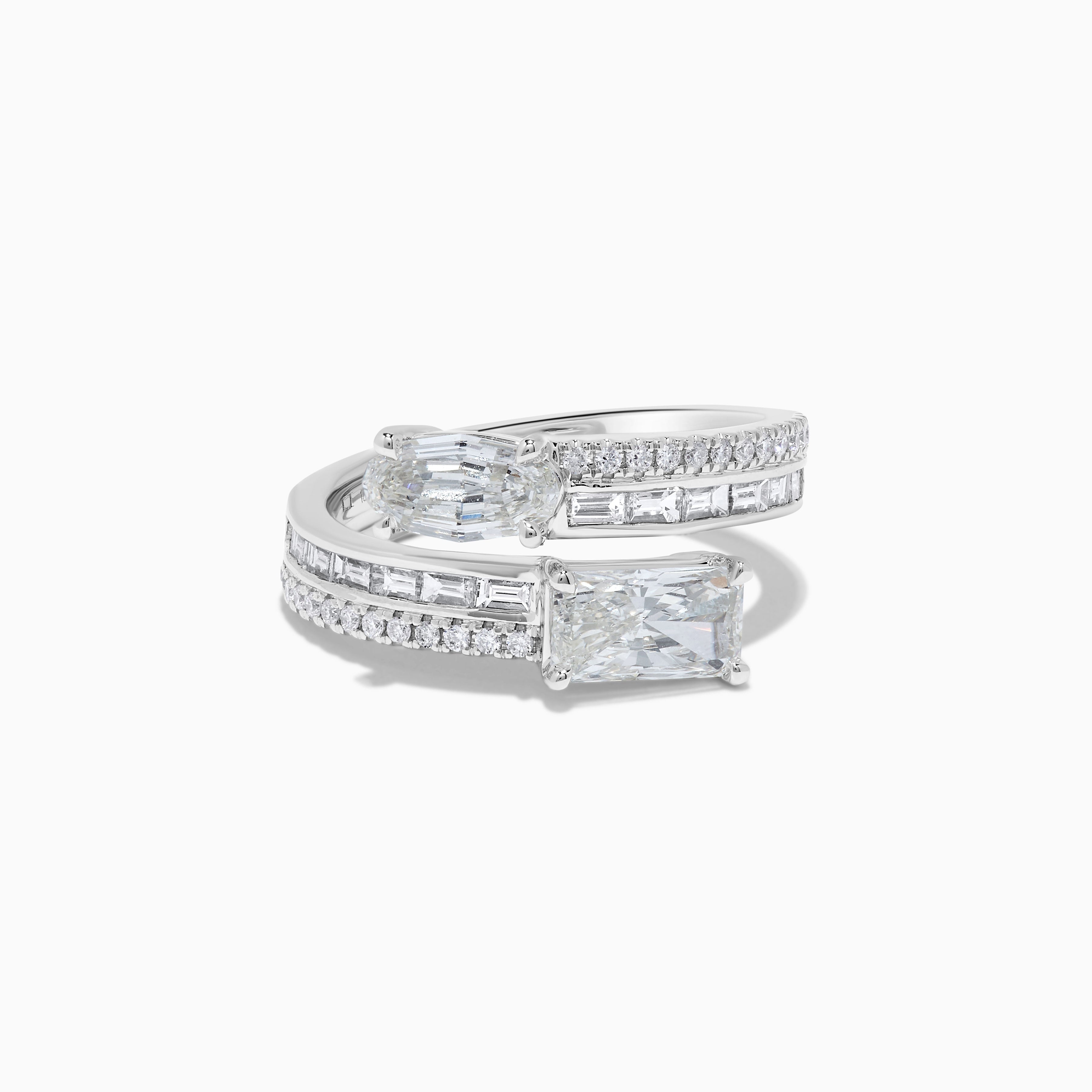 GIA Yellow Radiant Cut & Oval Cut Diamond Ring JRW106GH