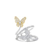 Natural Marquise Diamond Butterfly Spiral Ring product image 1
