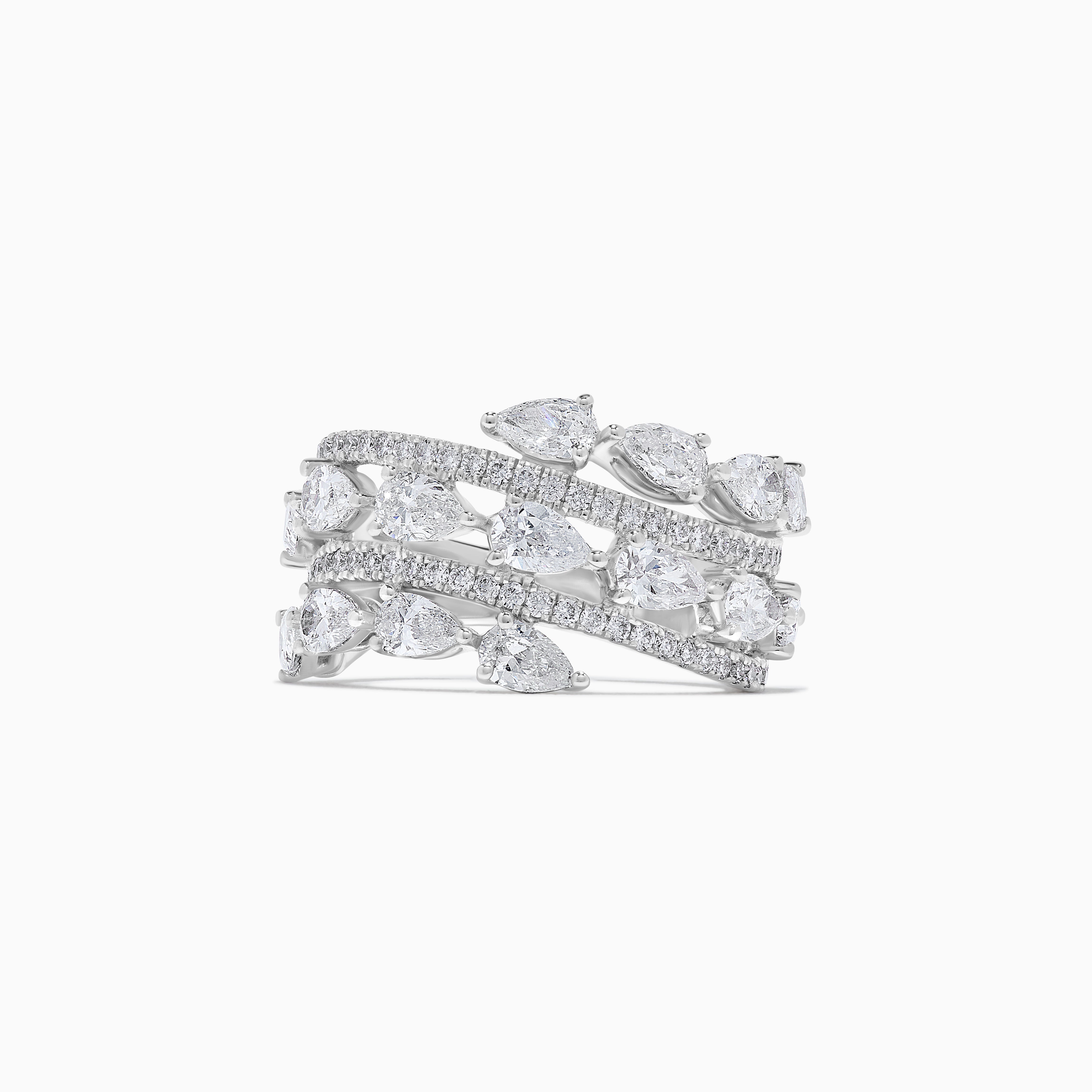 White Pear Cut Diamond Band JRWM021X