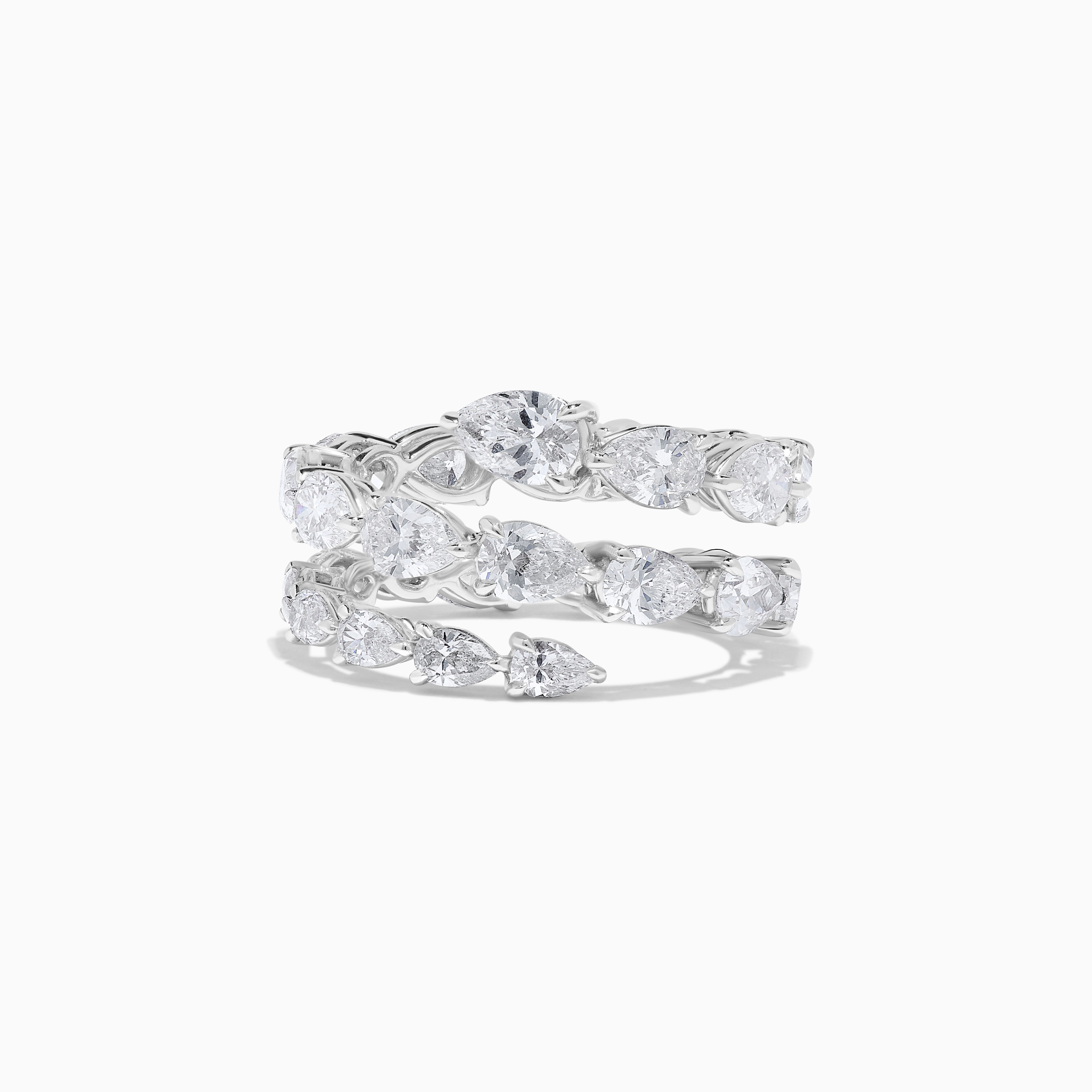 White Pear Cut Diamond Band JRWM023X