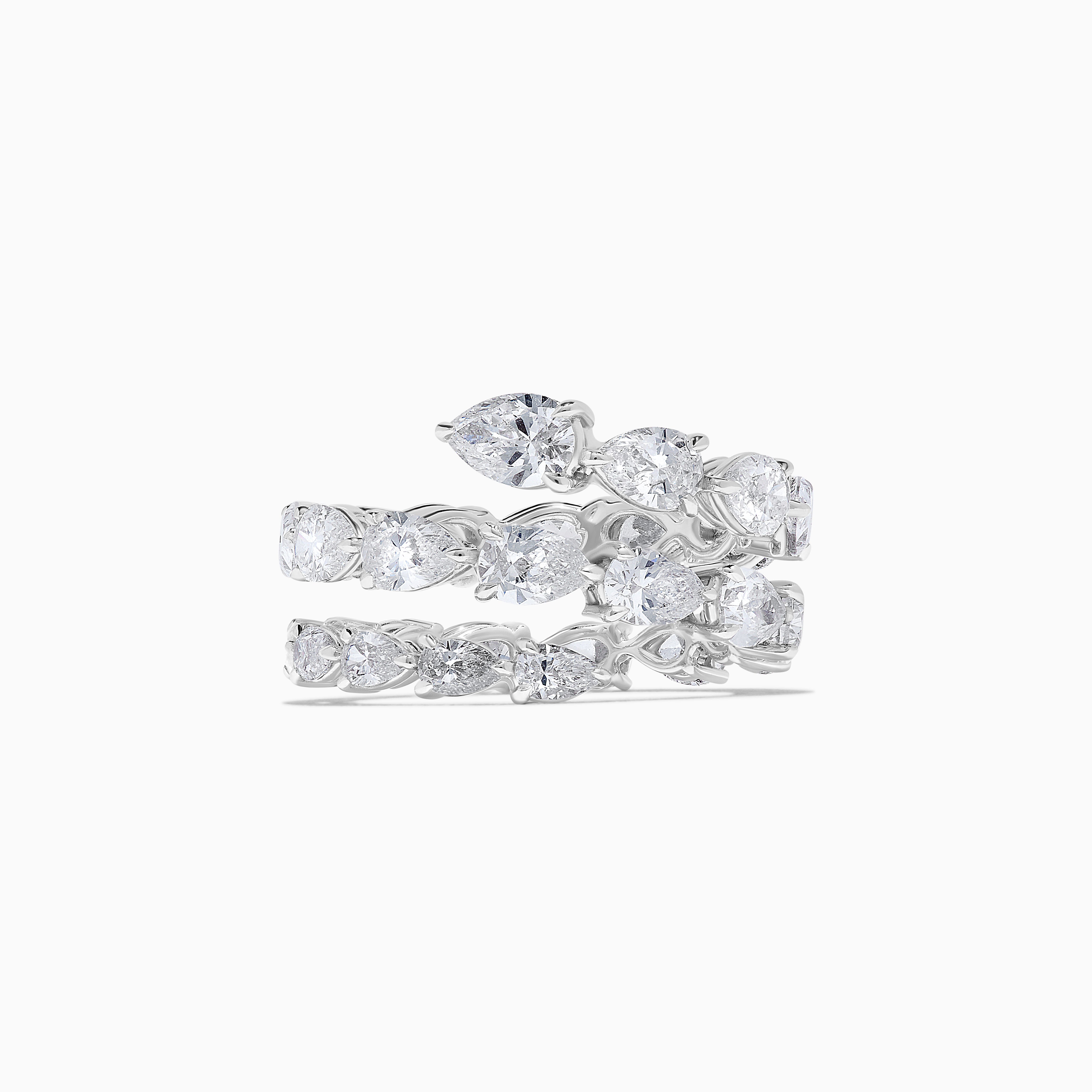 White Pear Cut Diamond Band JRWM023X