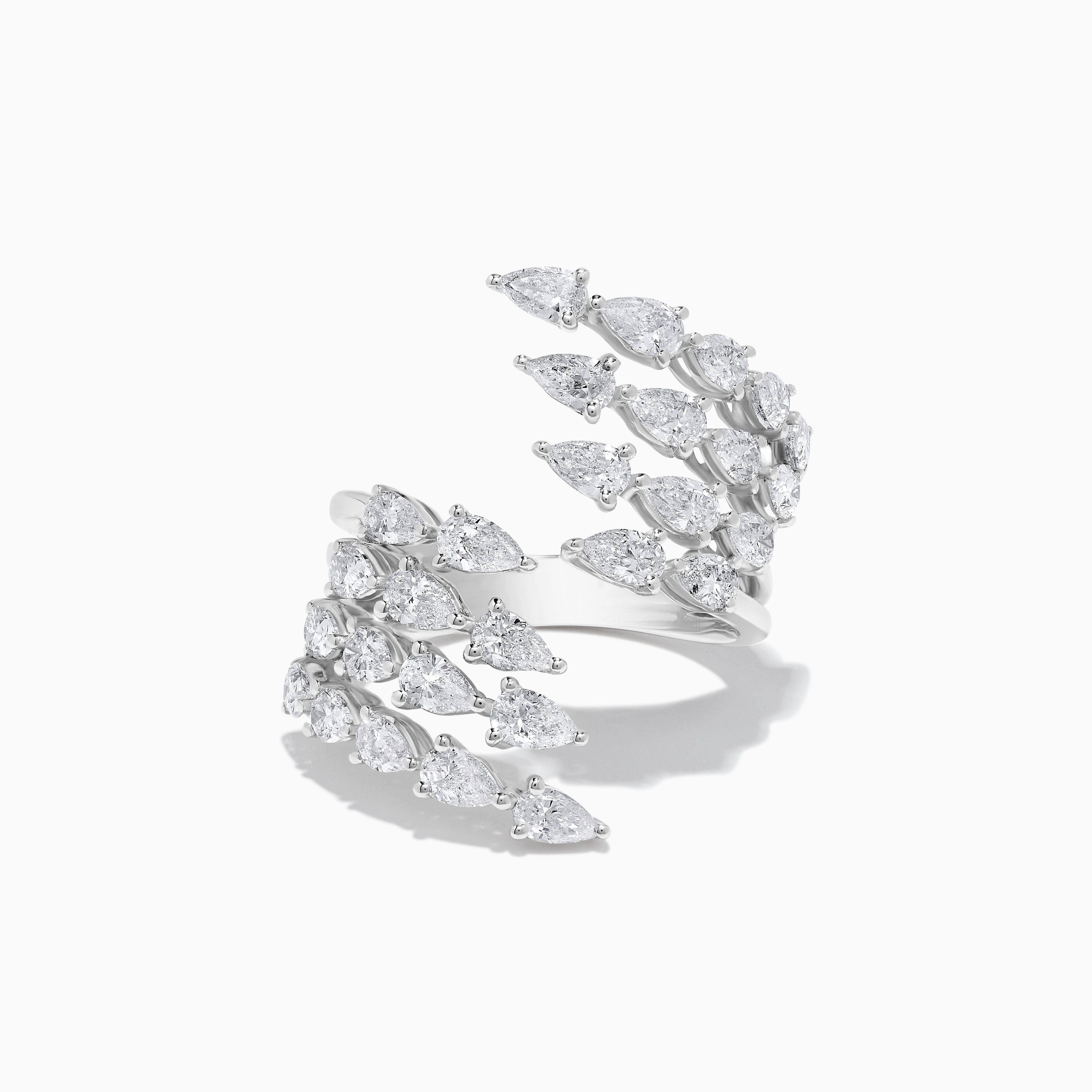White Pear Cut Diamond Band JRWM025X