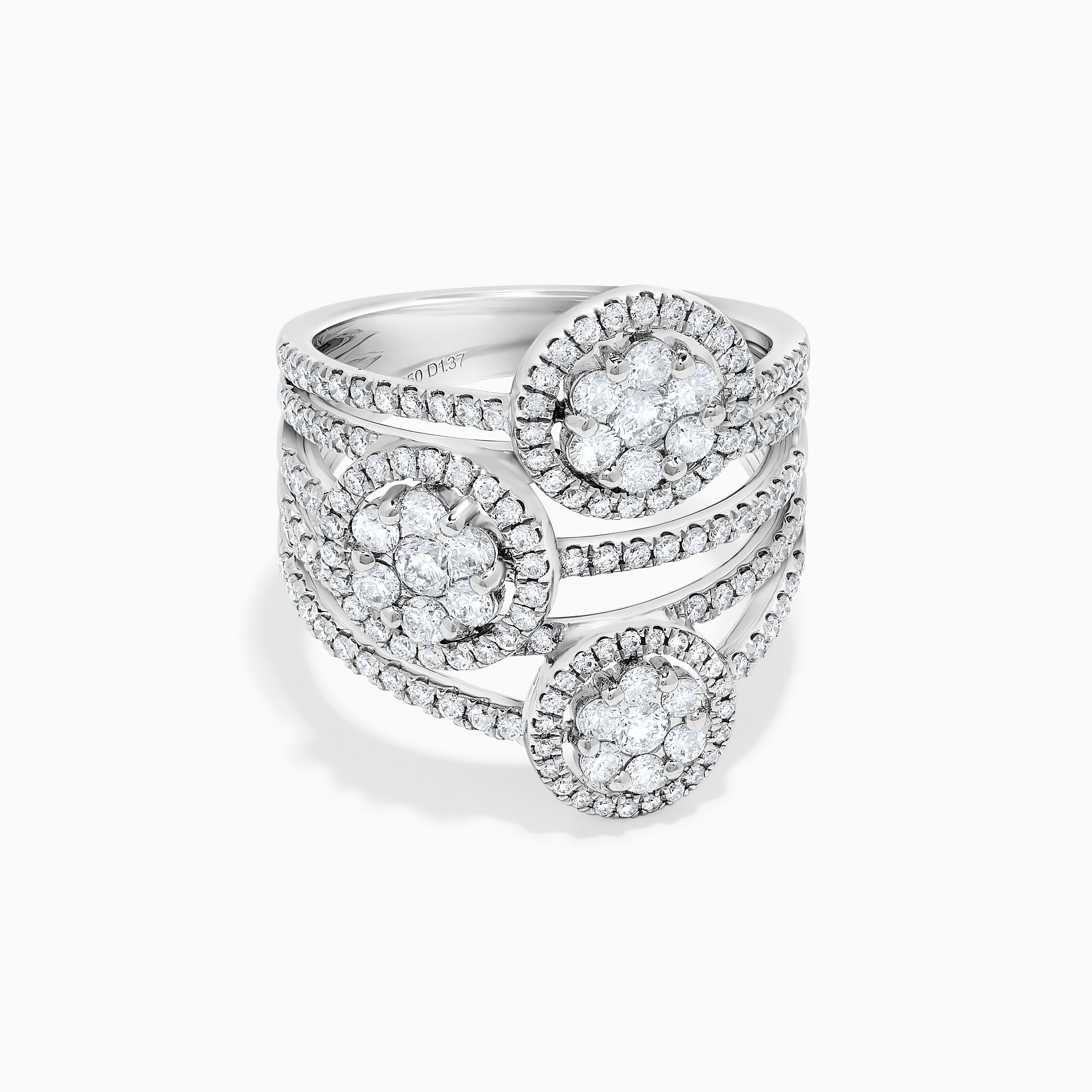 White Diamond White Gold Ring JRWM98GX