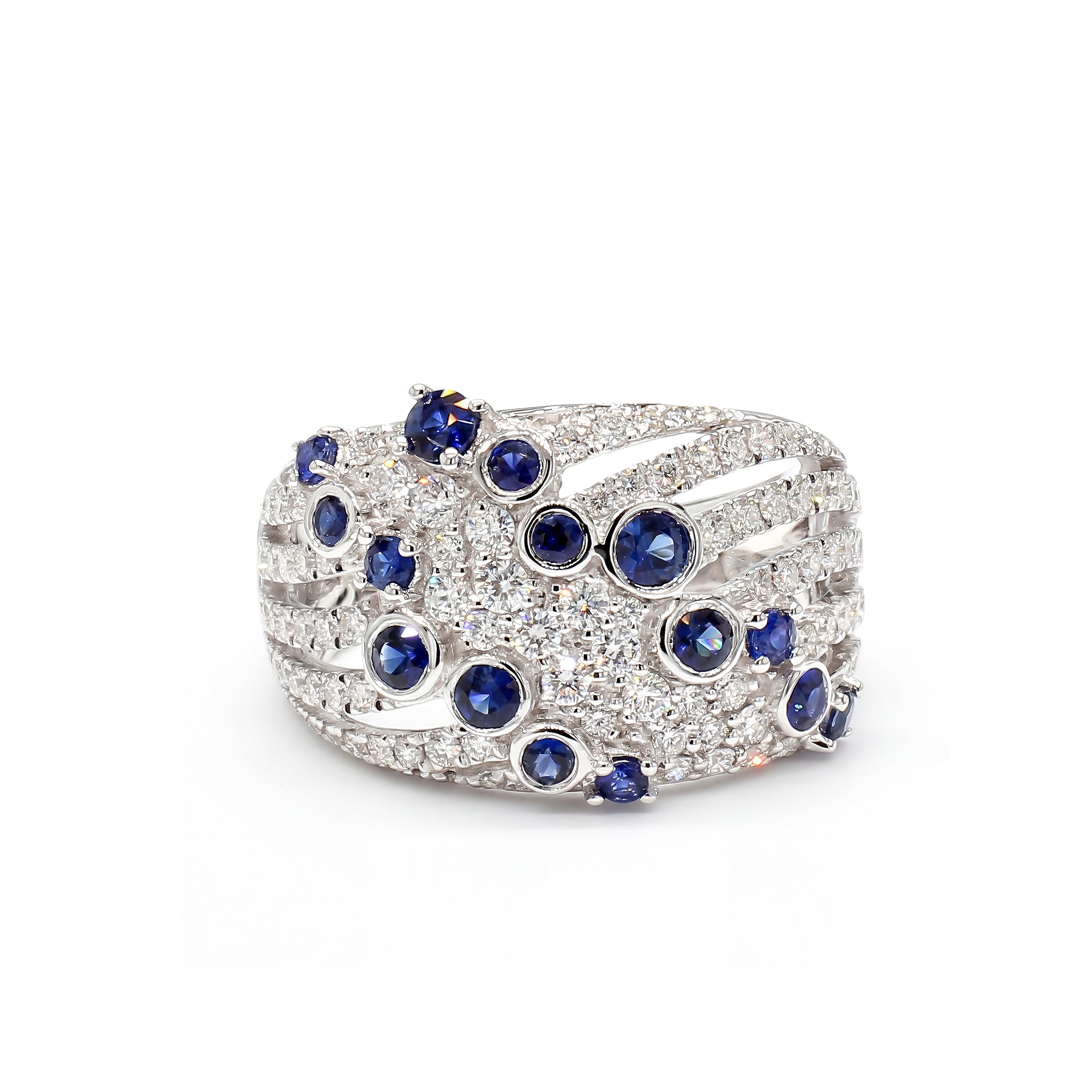 Natural Sapphire & Diamond Ring product image 1
