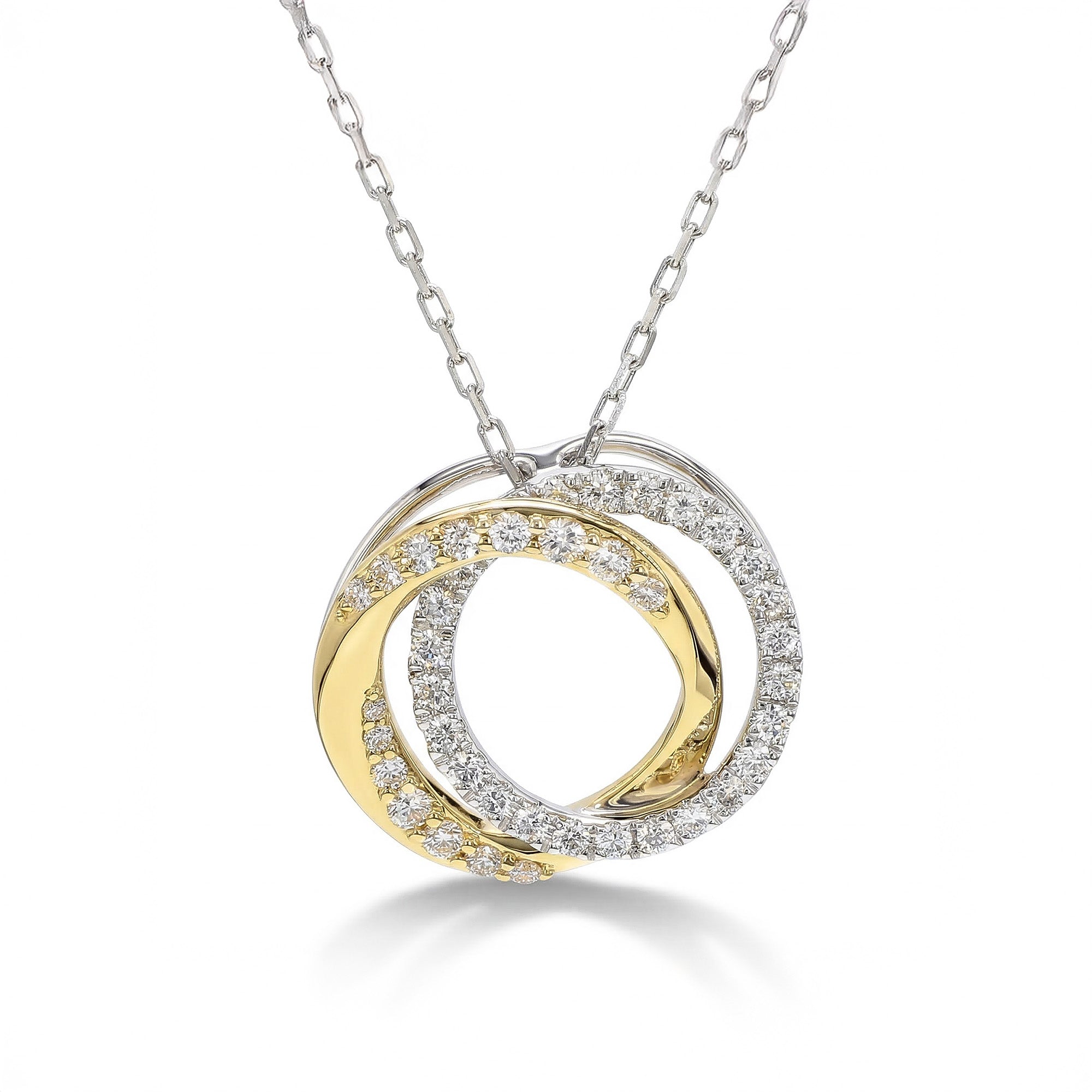 Natural White Round Diamond Pendant product image 1