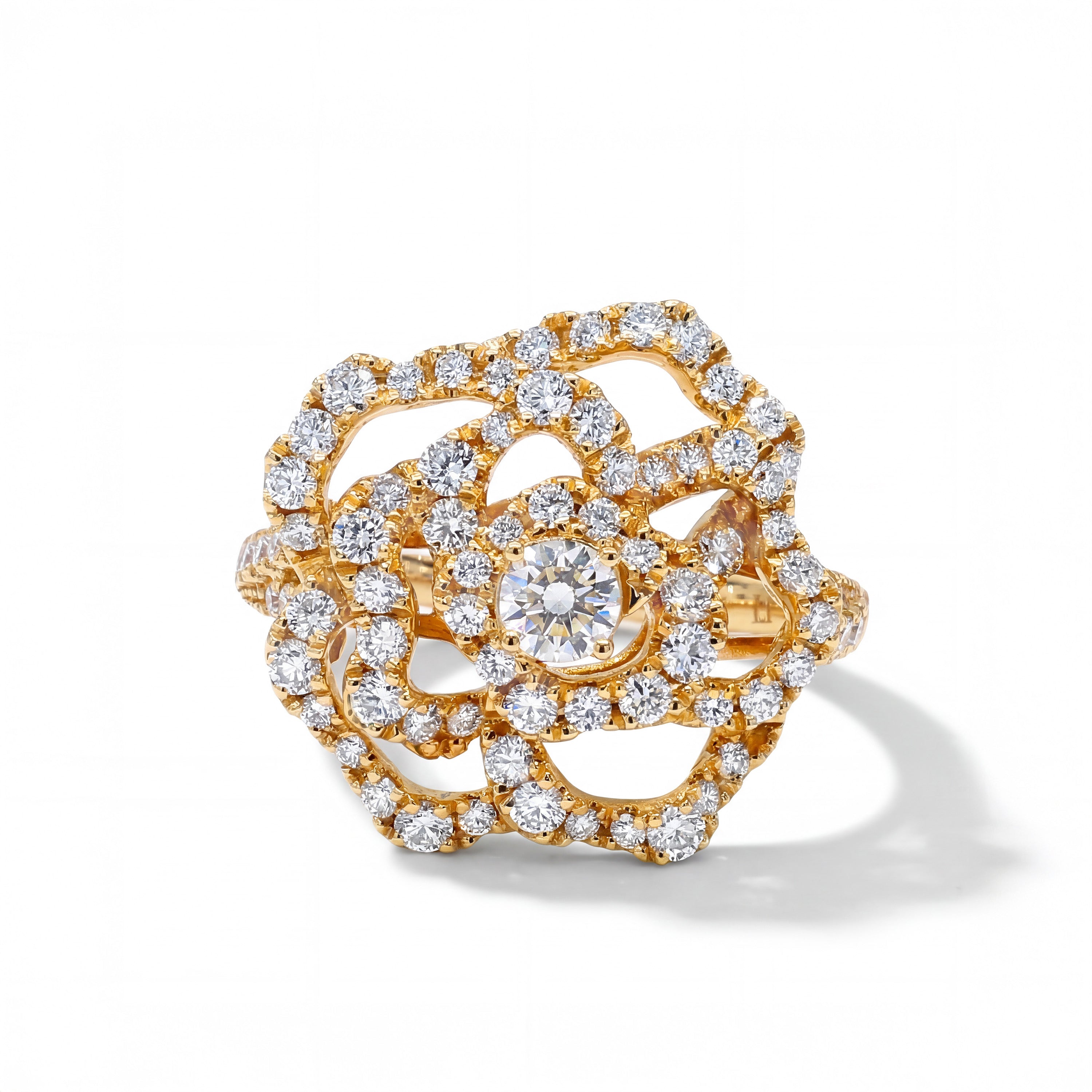 Natural White Round Diamond Ring product image 1