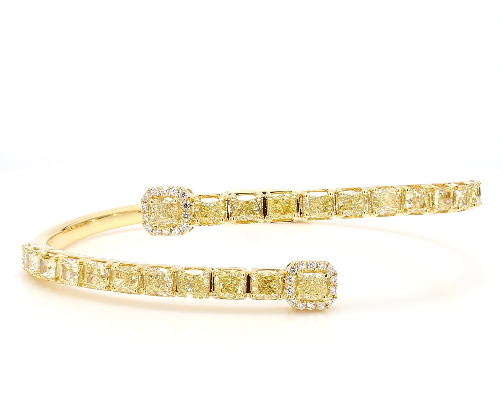 Natural Yellow Cushion Diamond Bracelet product image 1