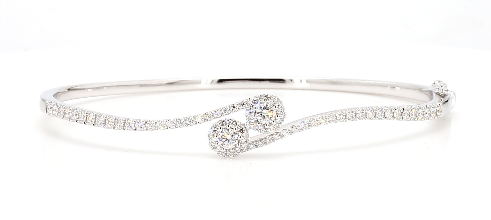 Natural White Round Diamond Bracelet