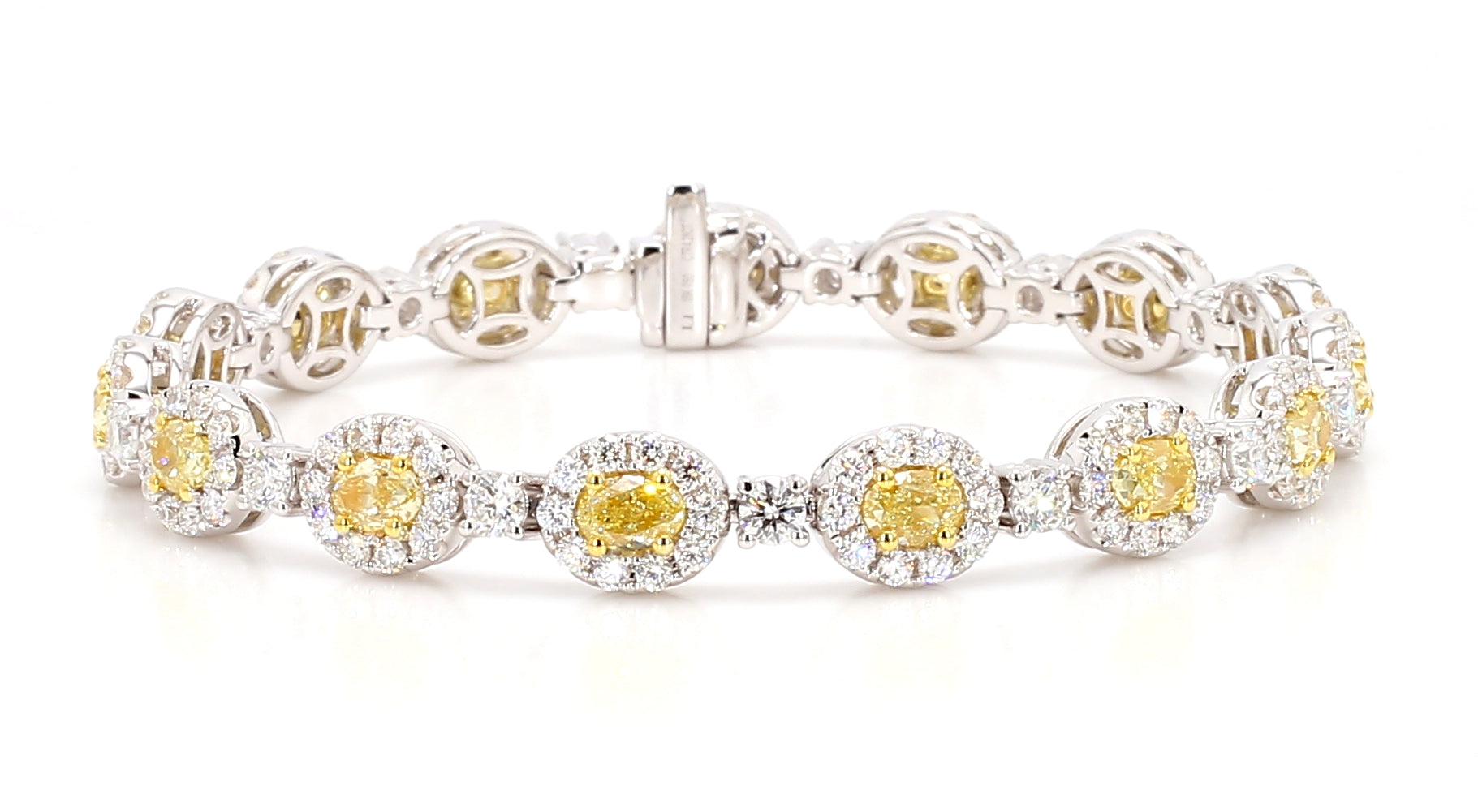 Natural Yellow Oval Diamond BRACELET