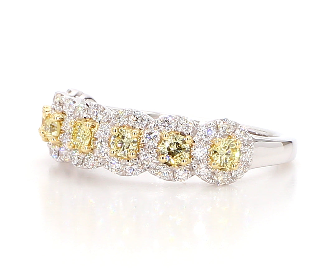 Natural Yellow Round Diamond Ring product image 2