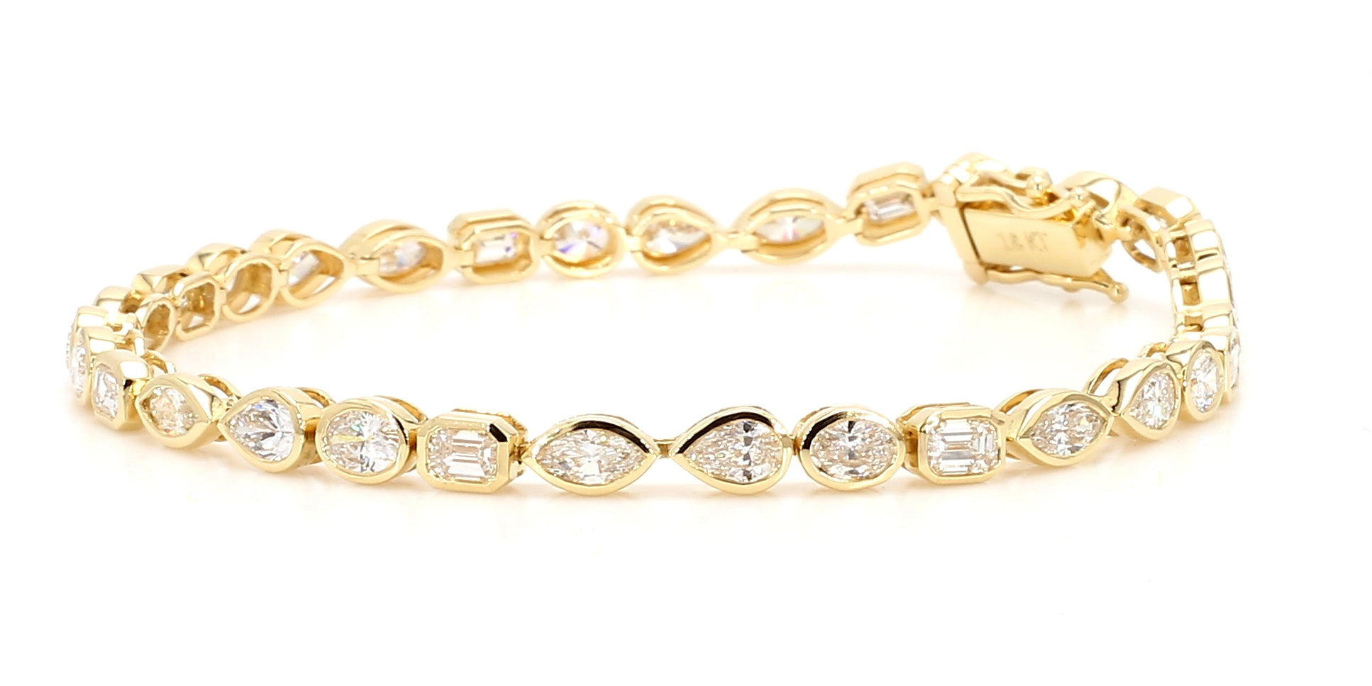 Natural White Marquise Diamond Bracelet