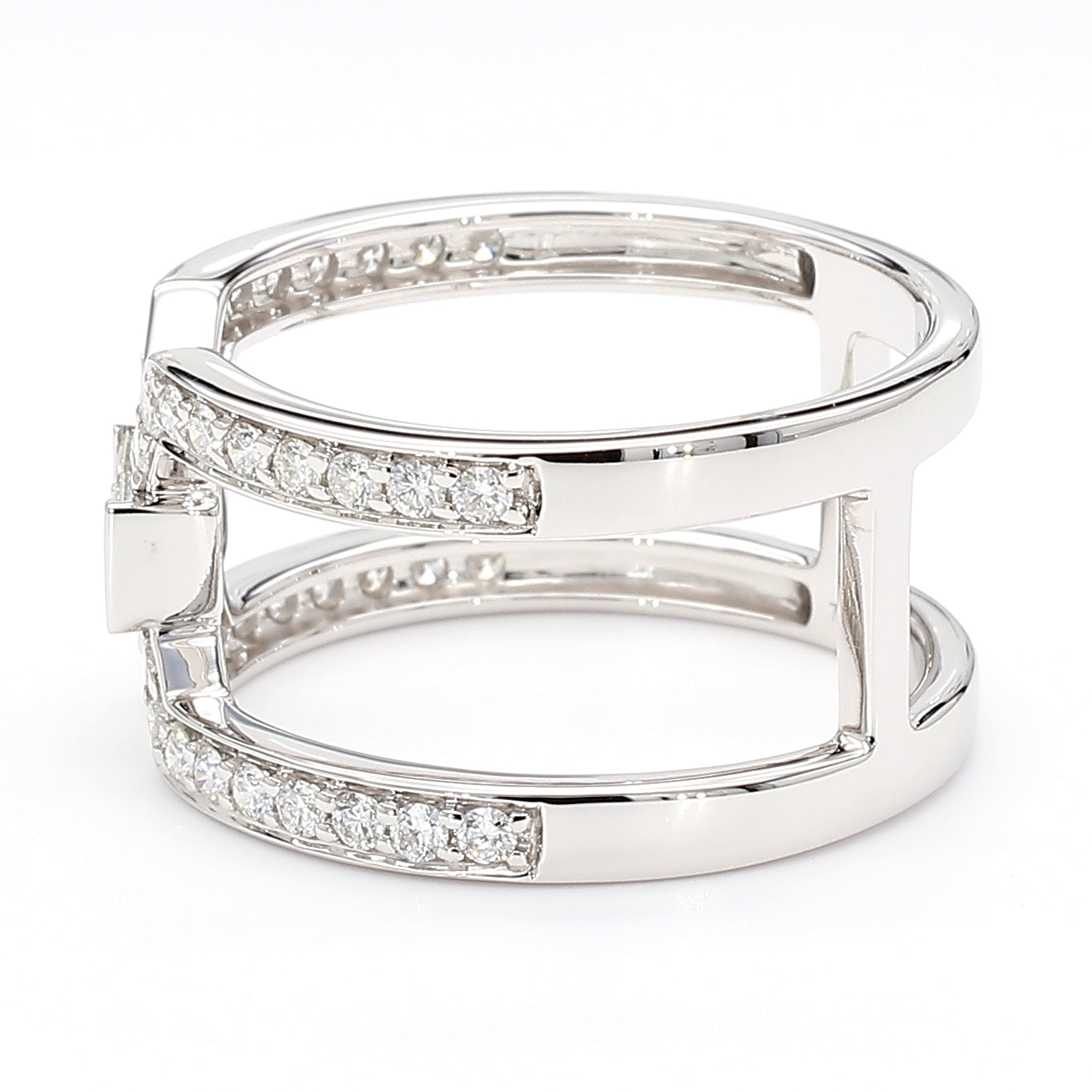 Natural Baguette Diamond X RING