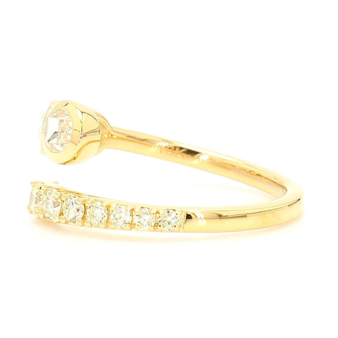 Natural Yellow Oval Diamond Ring