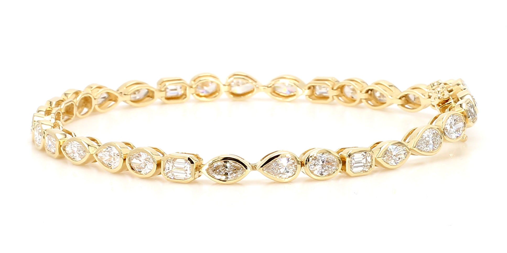 Natural White Marquise Diamond Bracelet