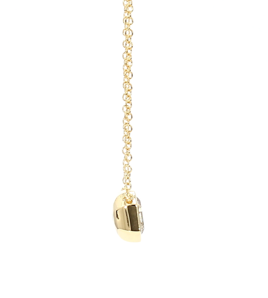 Natural Yellow Emerald Diamond Necklace Gia Certified