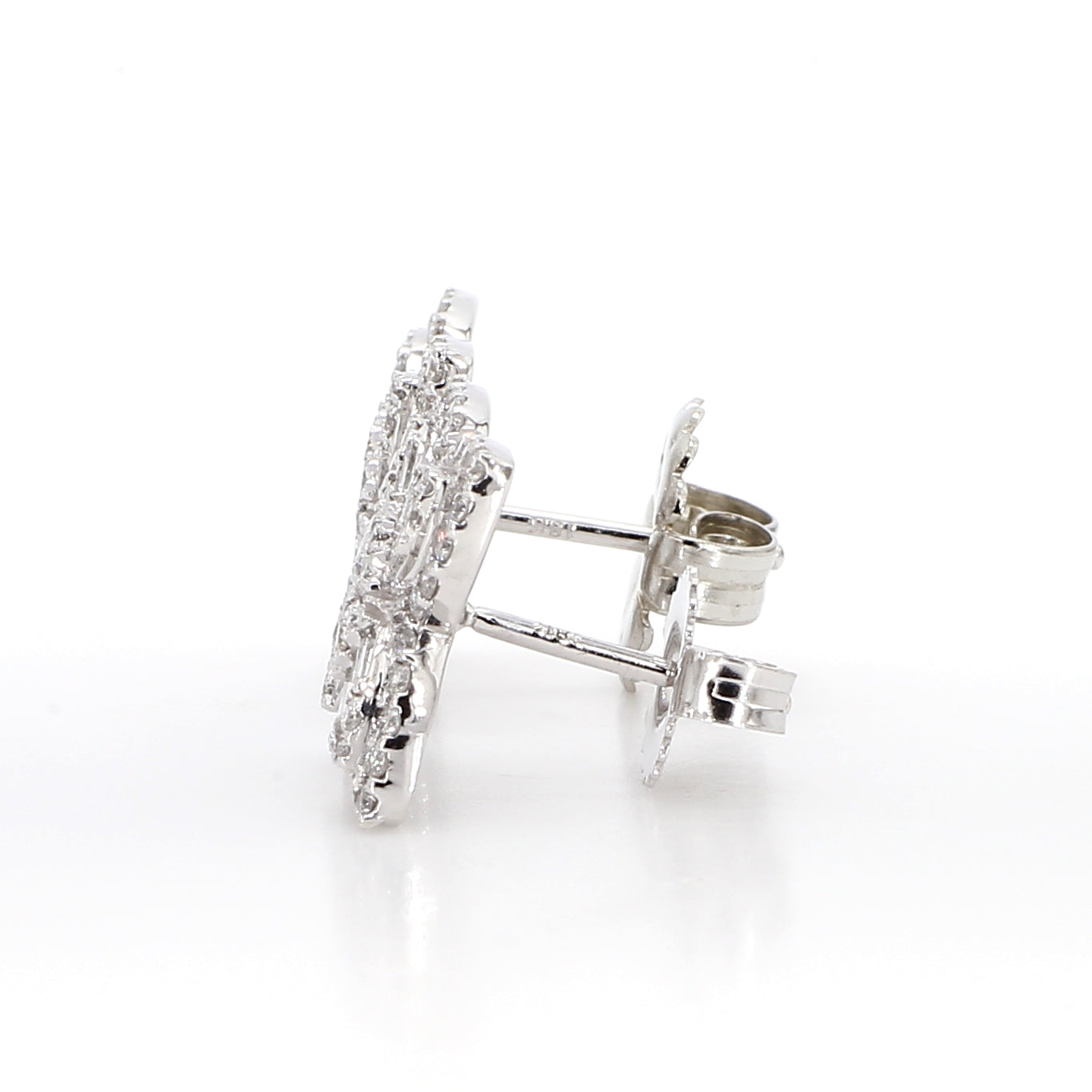 Natural White Baguette Diamond Earring product image 3