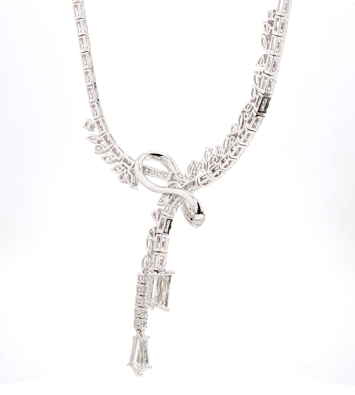 Natural White Princess Diamond Necklace | GIA Certified