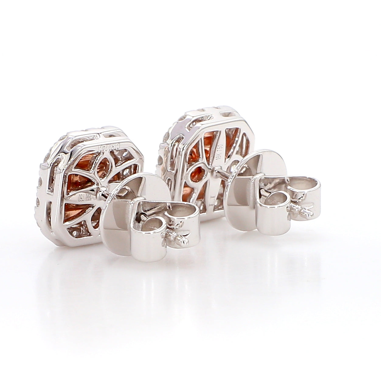 Natural Green Cushion Diamond Earring GIA Certified product image 4