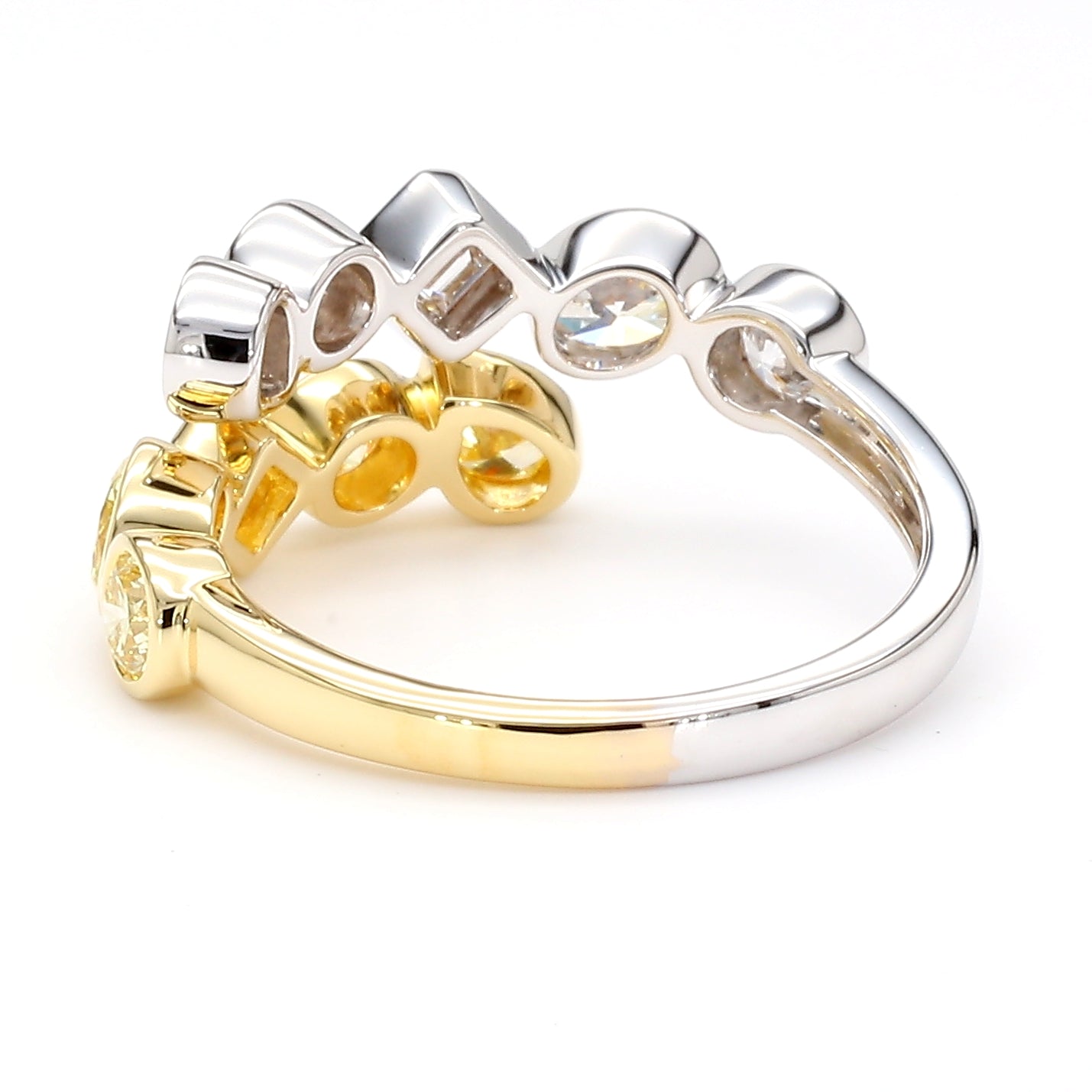Natural Yellow Round Diamond Ring