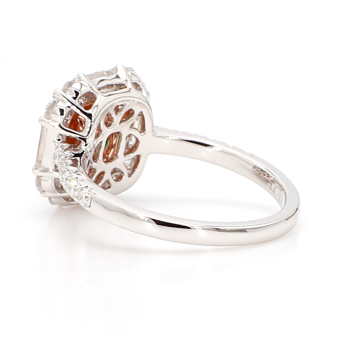 Natural Yellow Cushion Diamond Ring Gia Certified