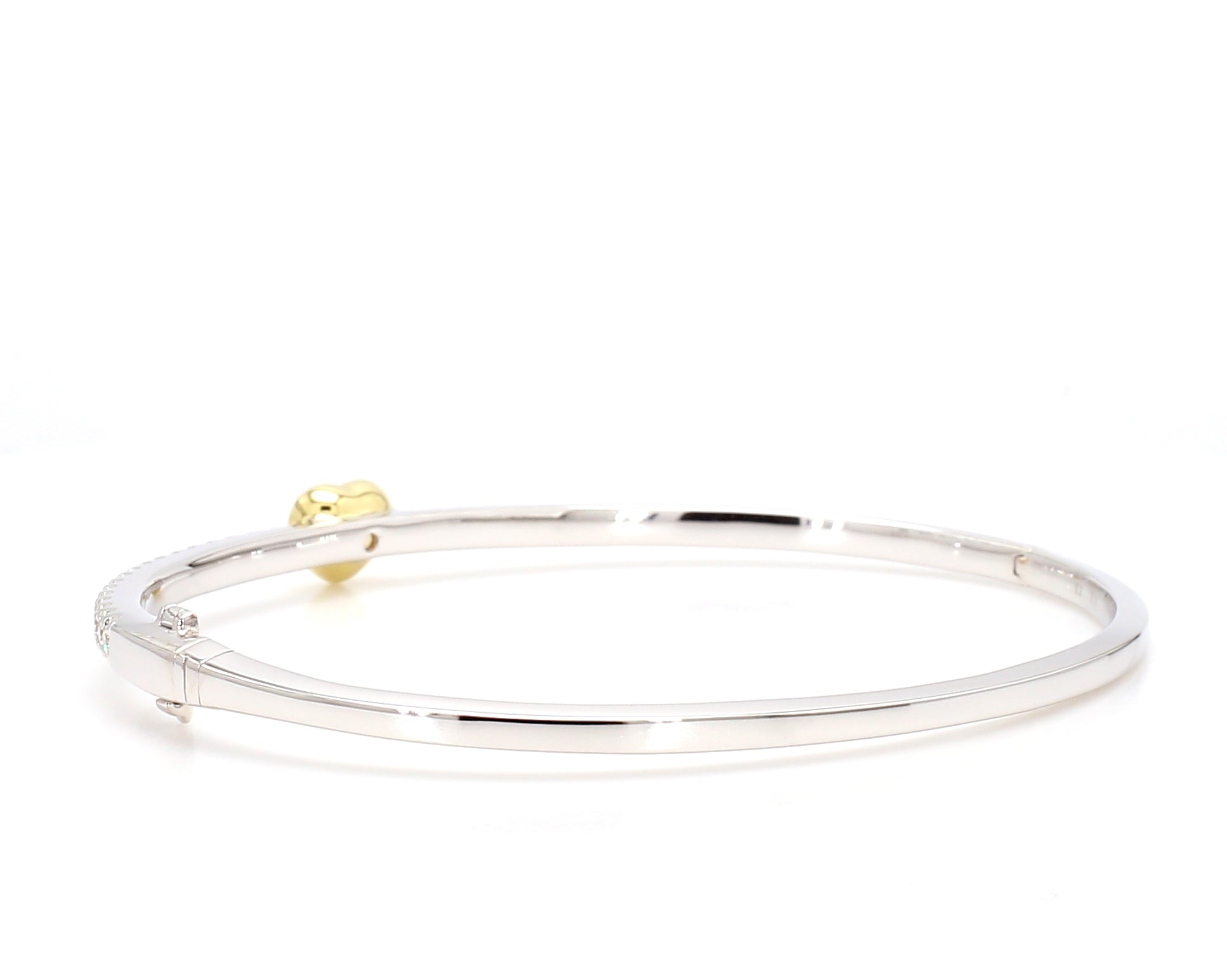 Natural Yellow Heart Diamond Bracelet Gia Certified
