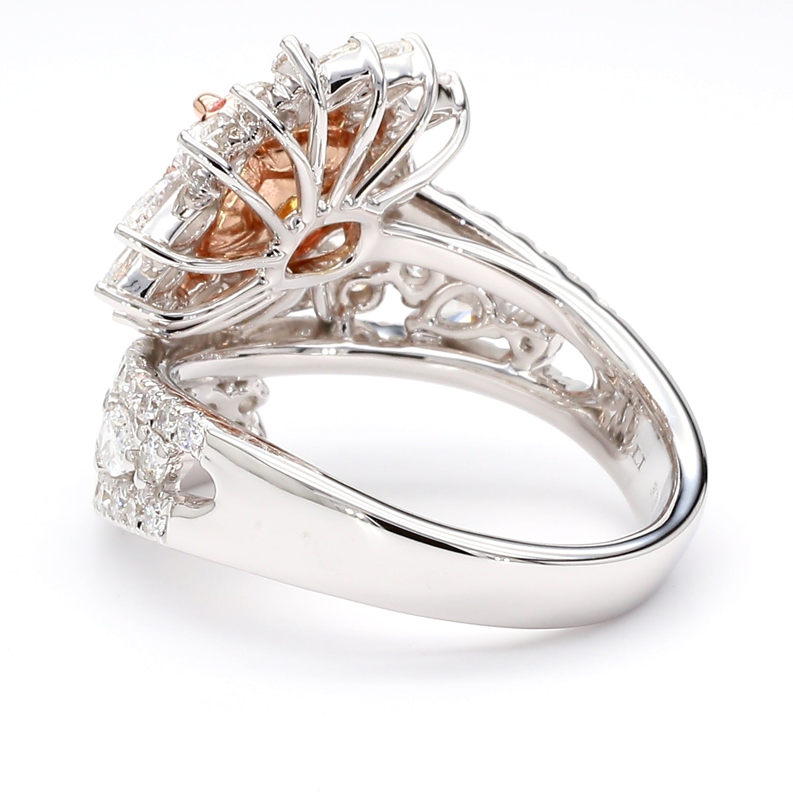 Natural Yellow Cushion Diamond Ring Gia Certified