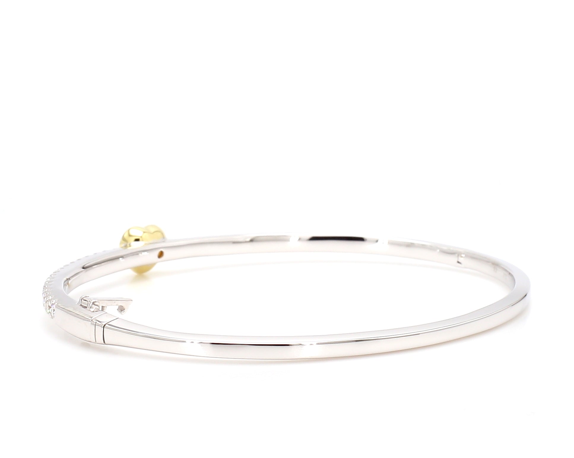 Natural Yellow Heart Diamond Bracelet Gia Certified