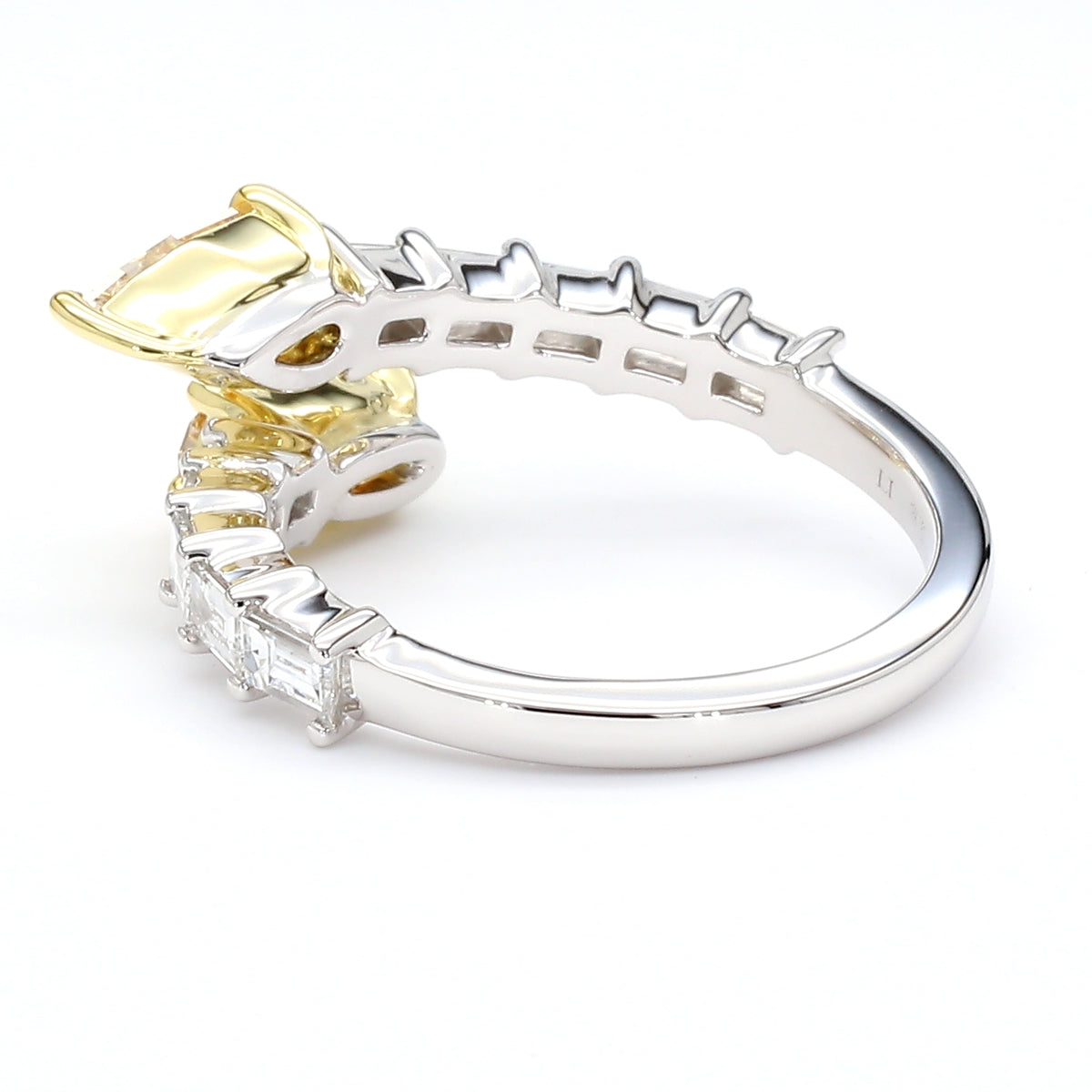Natural Brown Kite Diamond Ring | GIA Certified