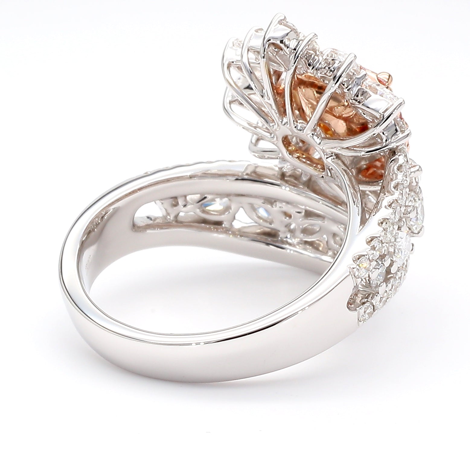 Natural Yellow Cushion Diamond Ring Gia Certified