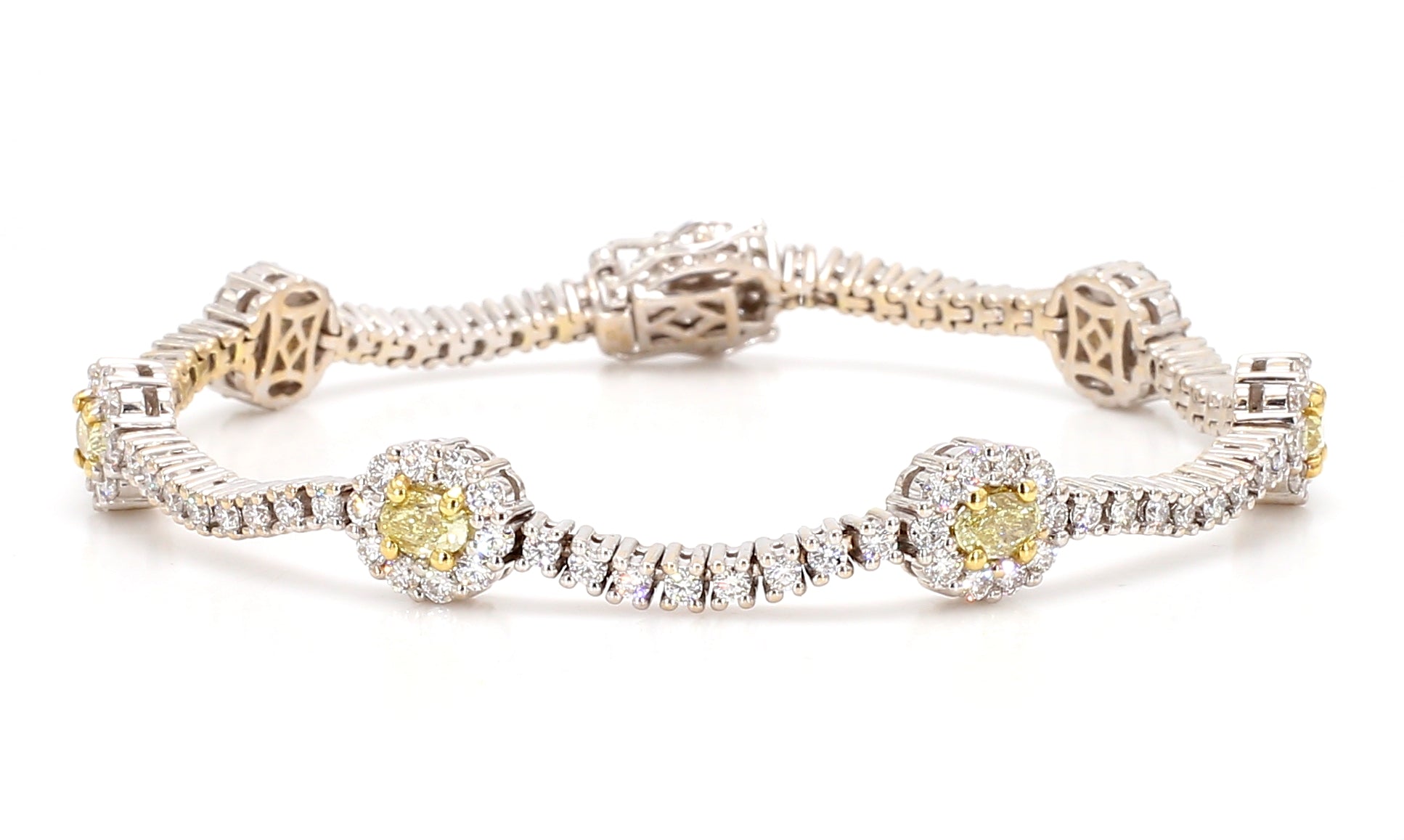 Yellow Oval Diamond Bracelet JB0068GP