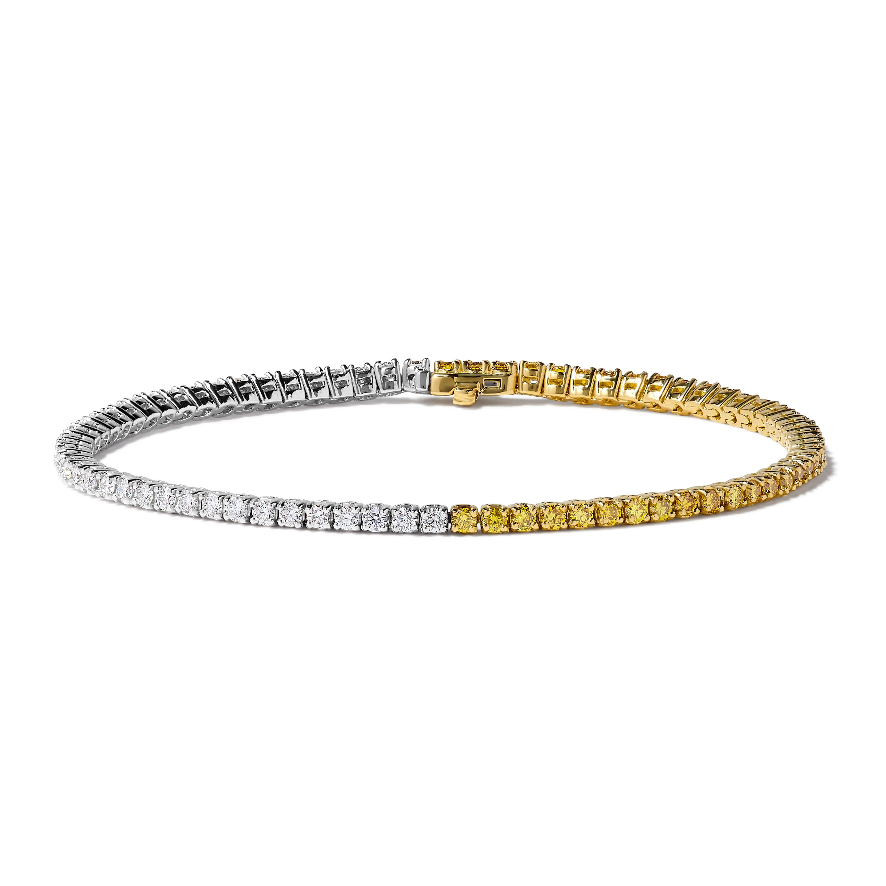 Natural Yellow Round Diamond Bracelet product image 1